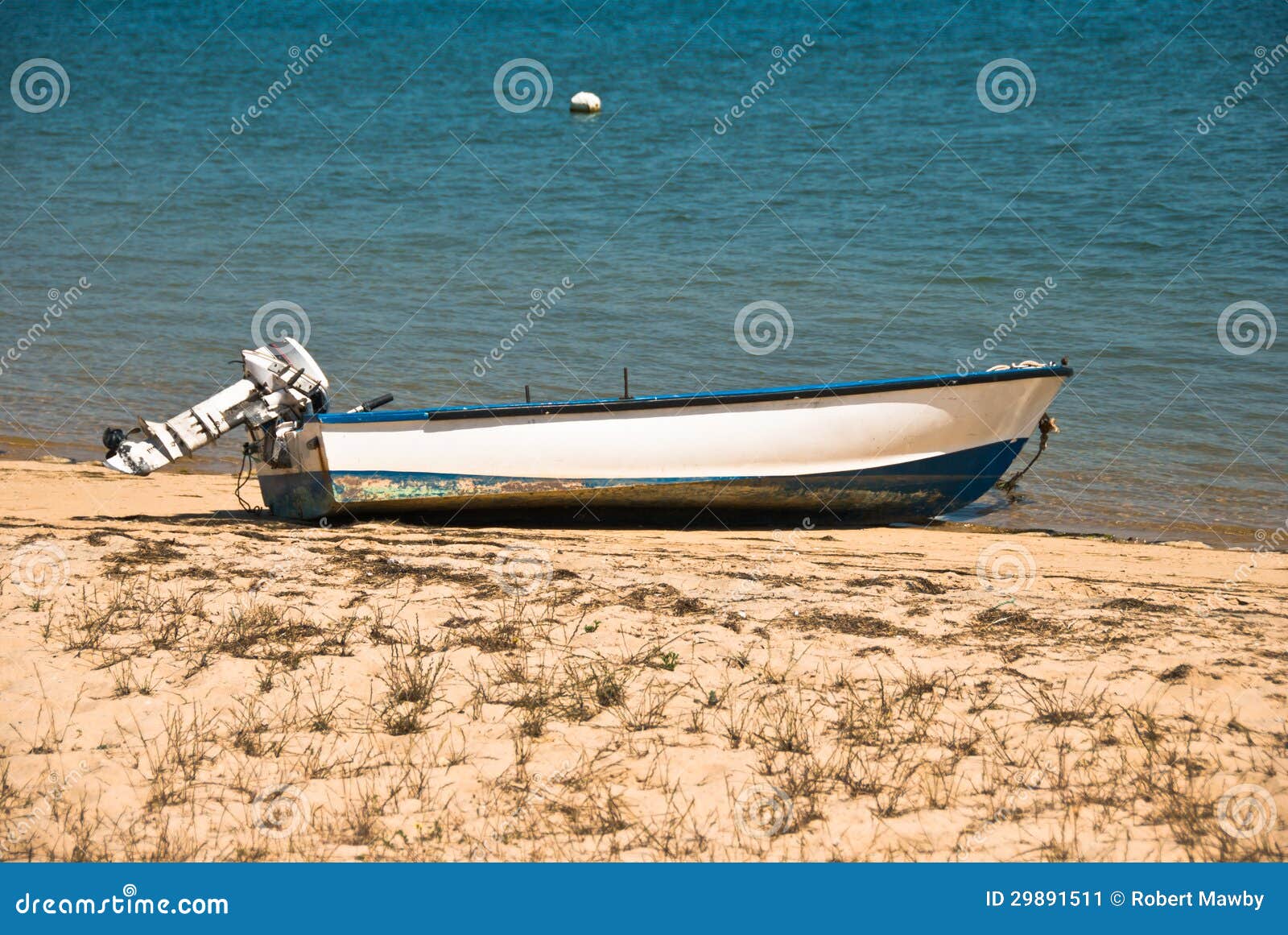 Beached Boat Stock Image - Image: 29891511