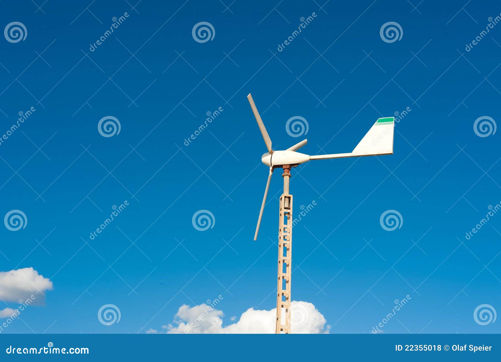 Small Domestic Wind Generator Royalty Free Stock Photos - Image 