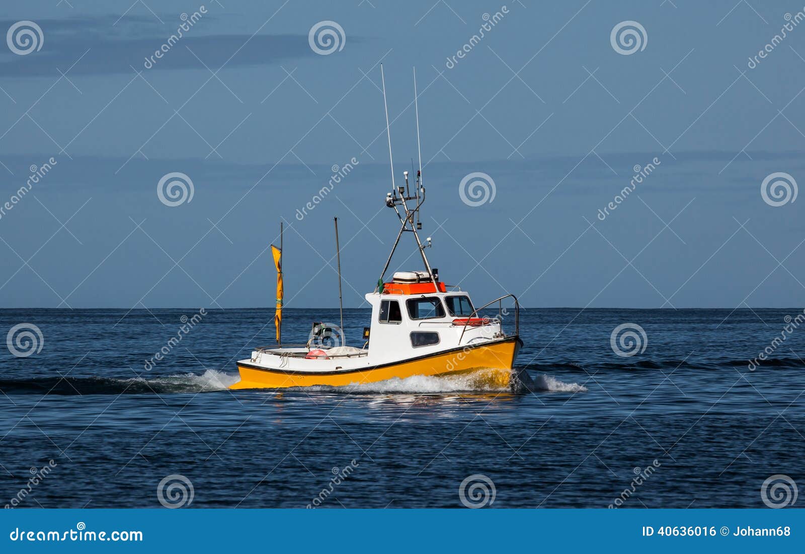 Small Fishing Boat Stock Photo - Image: 40636016