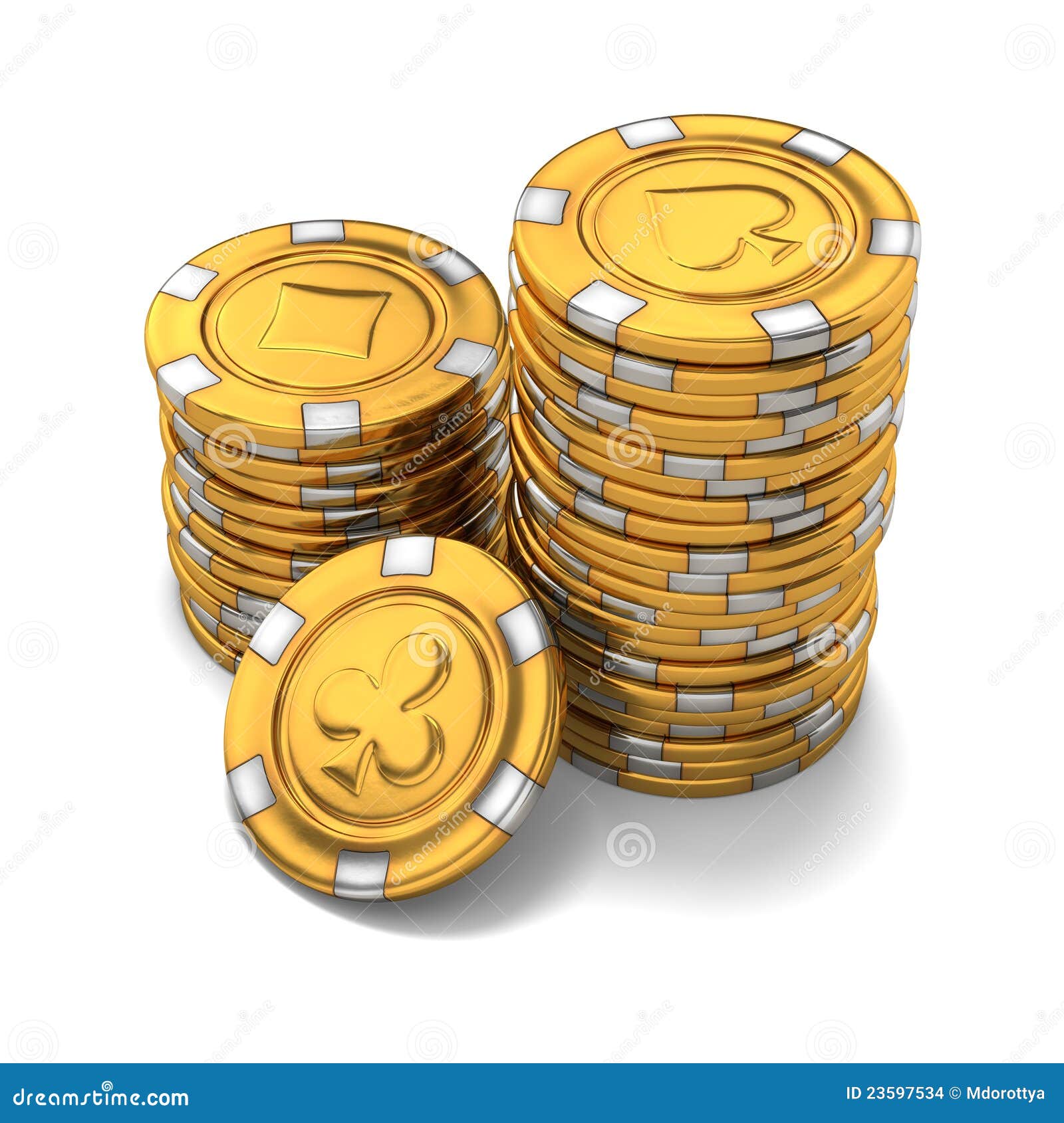 Gold Casino Chips