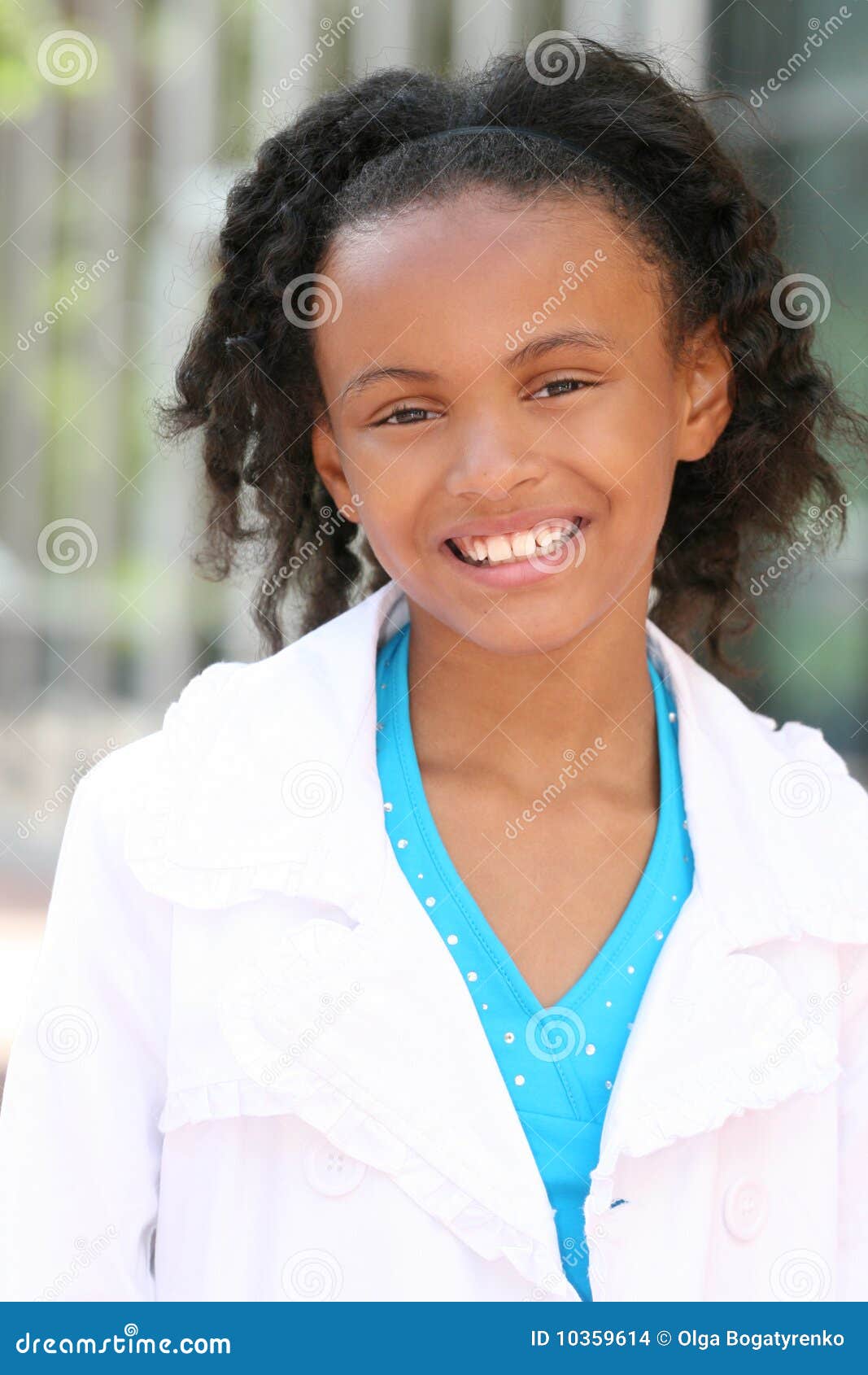 Smiling African American Teen 84