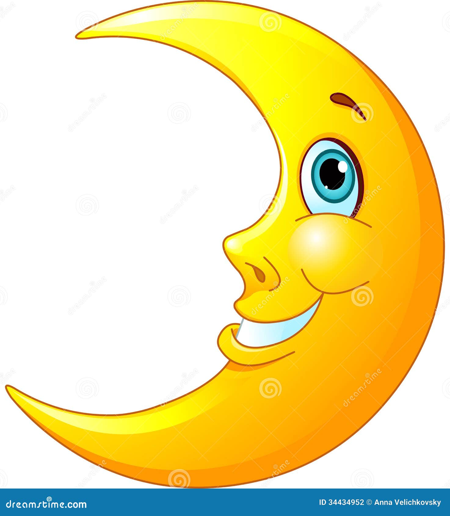 clipart moon face - photo #19