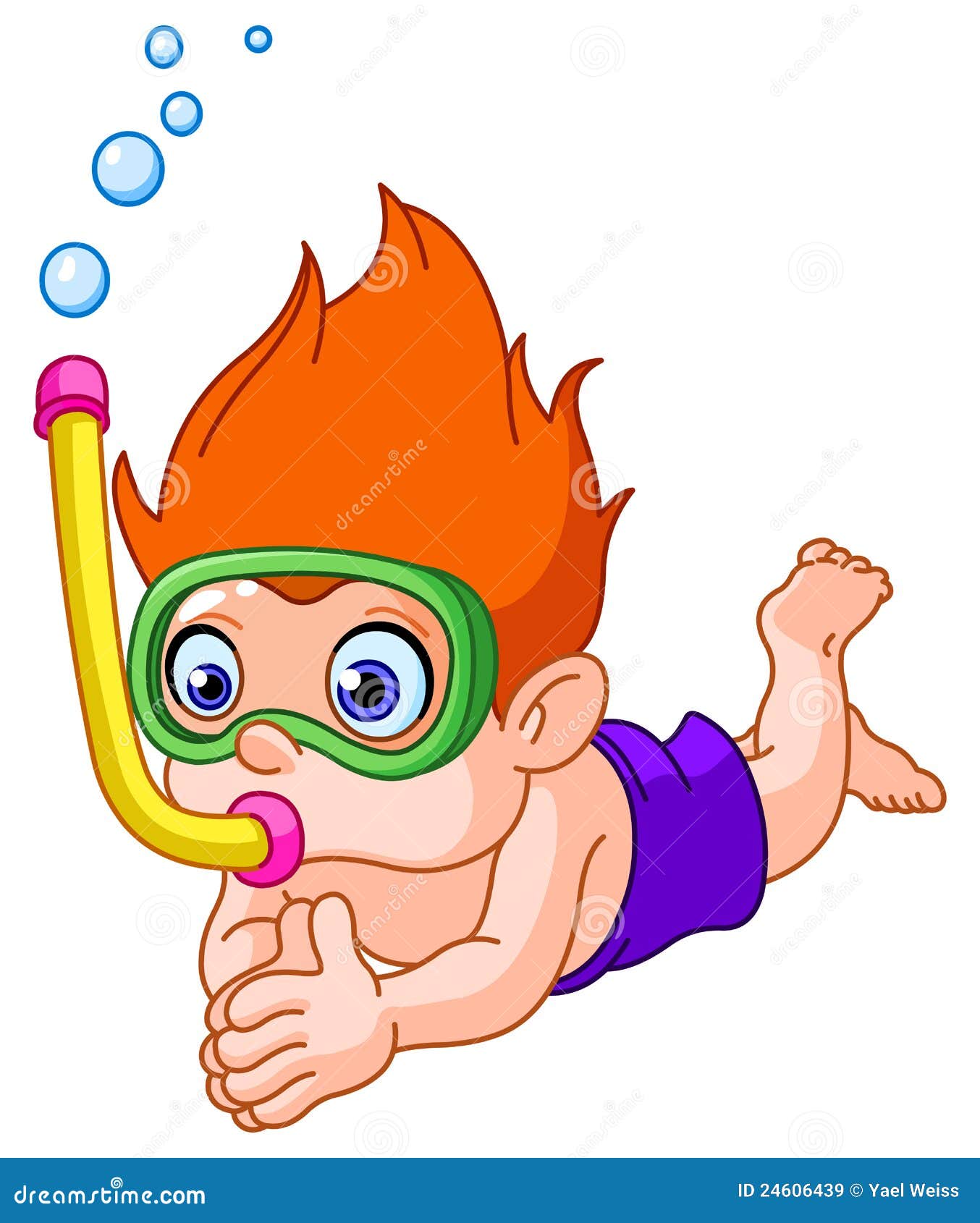 Royalty Free Stock Images: Snorkeling kid