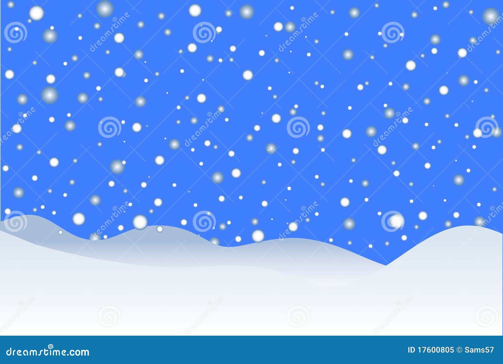 Snowing Winter Background Royalty Free Stock Photo - Image: 17600805