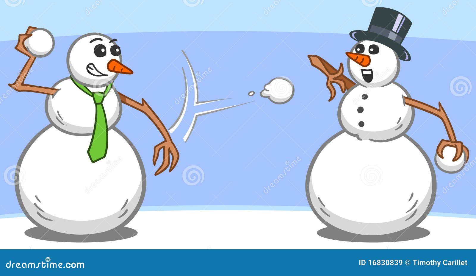 clipart snowball fight - photo #25