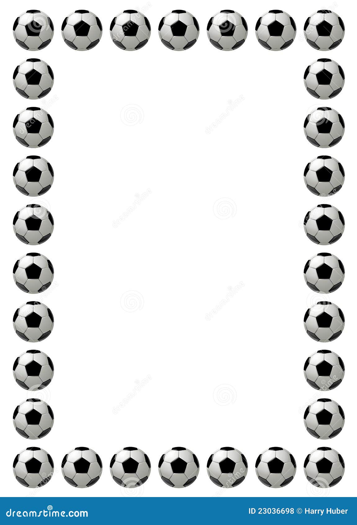 Soccer Ball Or Football Frame Royalty Free Stock Photos - Image: 23036698