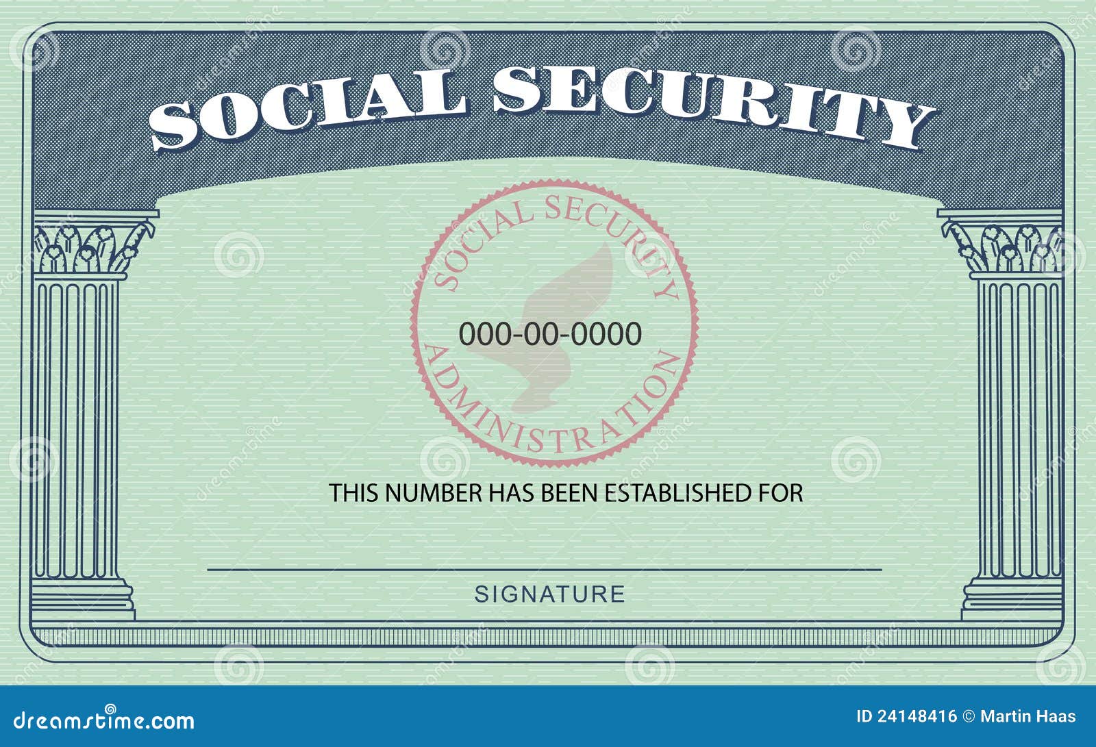 Your social security number and card