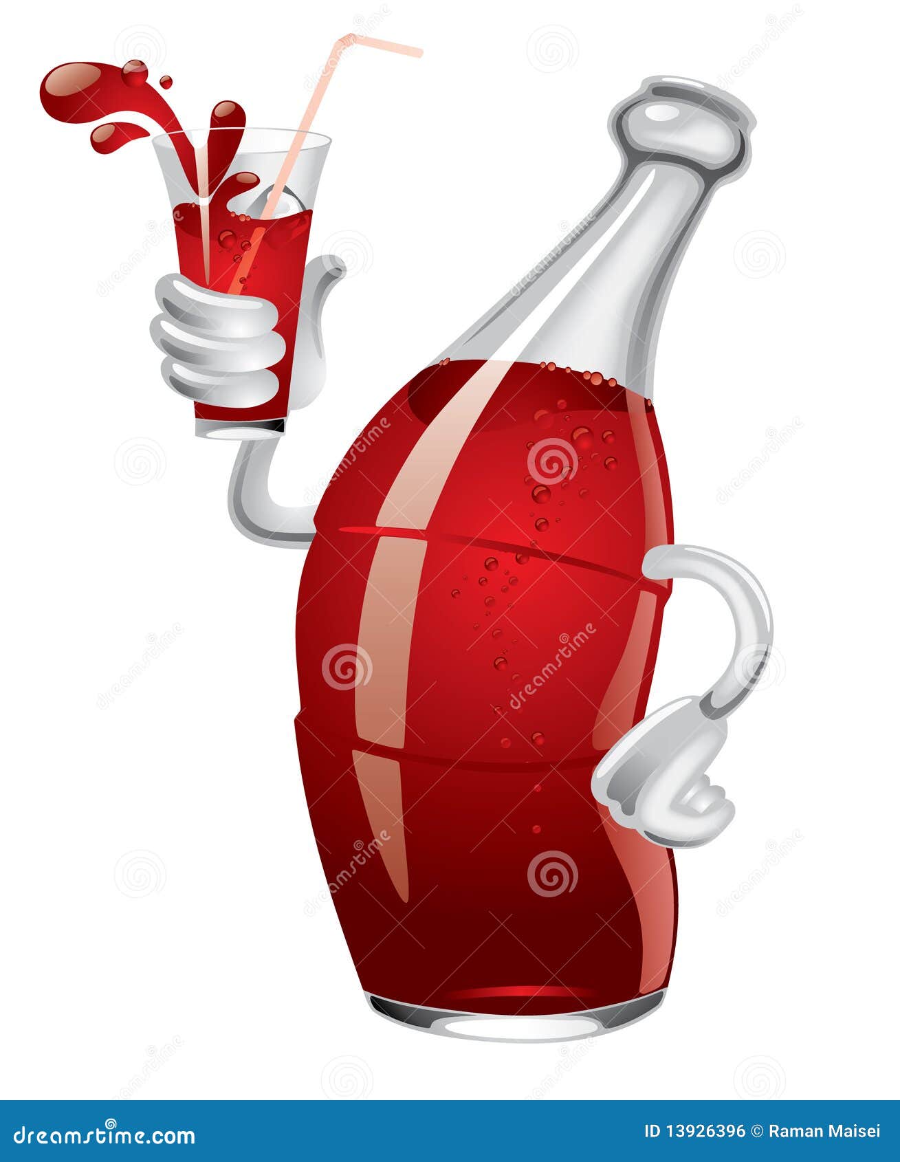 Soda Bottle Royalty Free Stock Image - Image: 13926396
