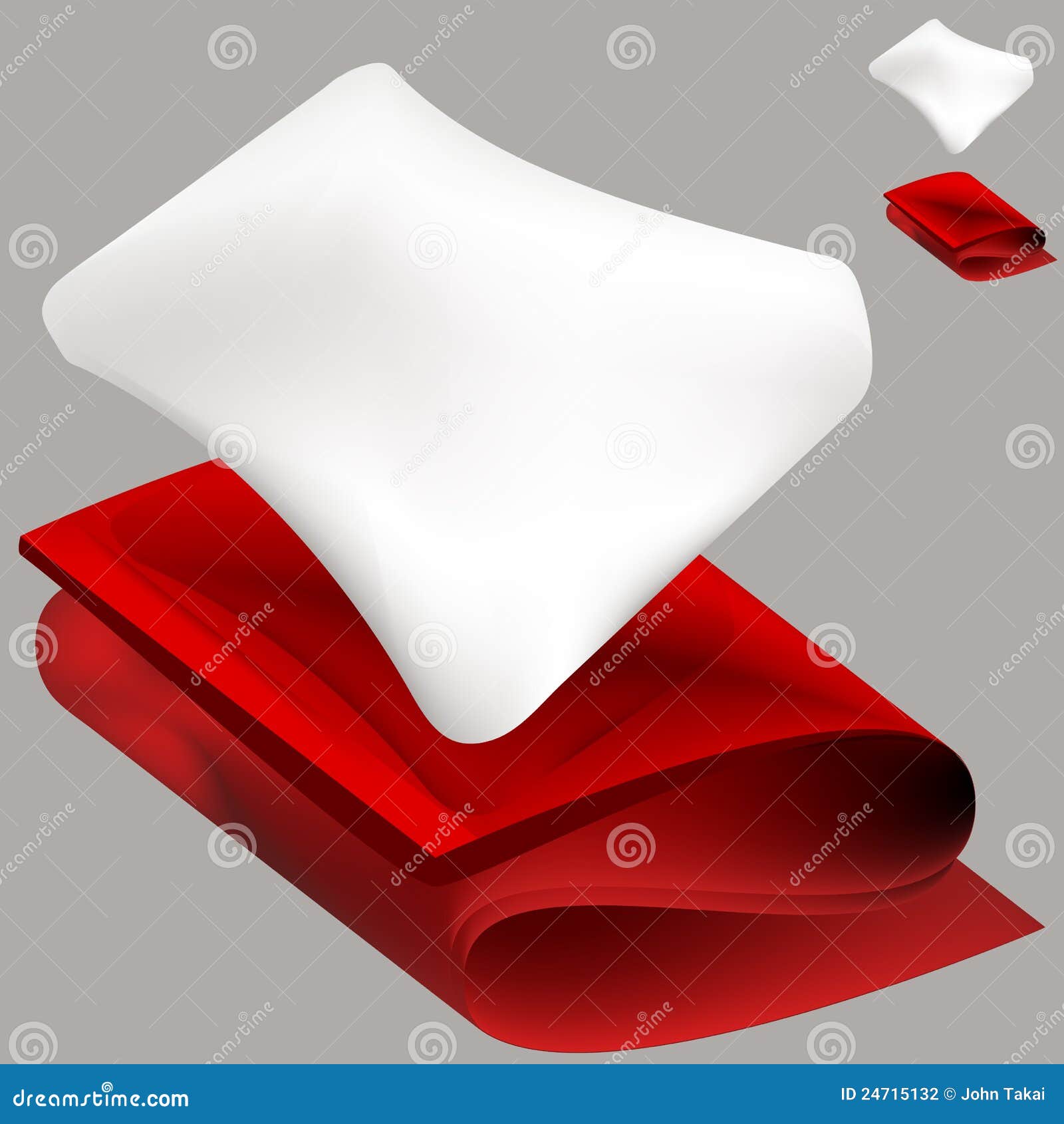 Pillow And Blanket Clipart Soft pillow and red blanket