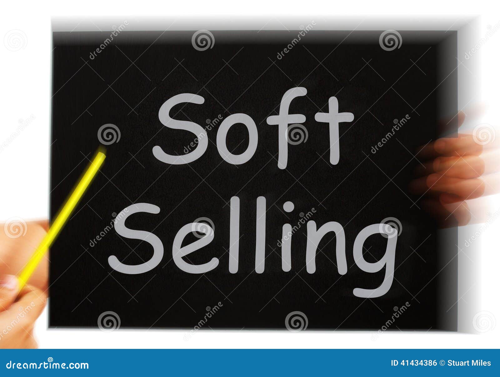 Soft Selling Message Means Casual Advertising Technique Stock Illustration - Image: 41434386