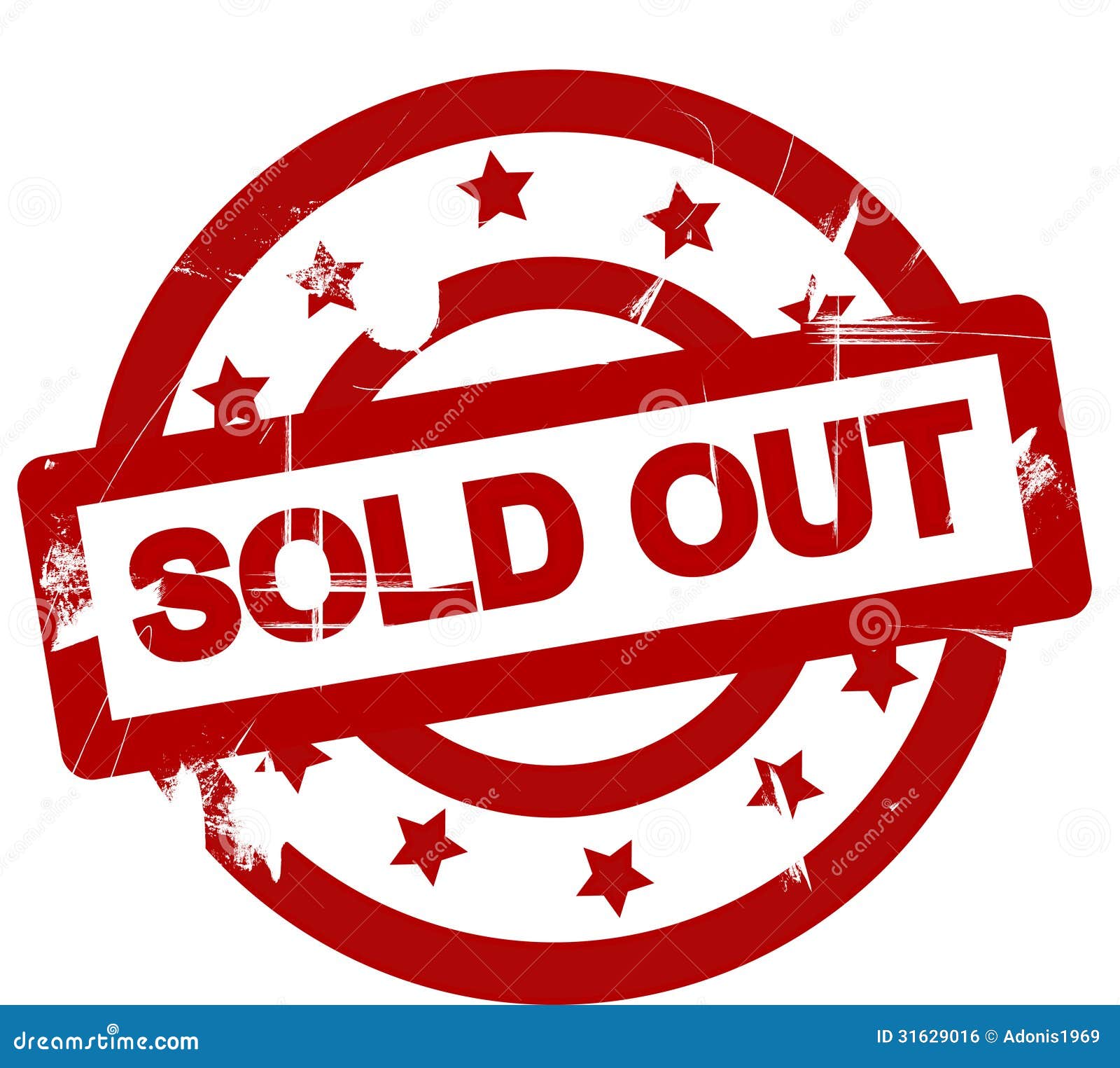 Sold Out Royalty Free Stock Image - Image: 31629016