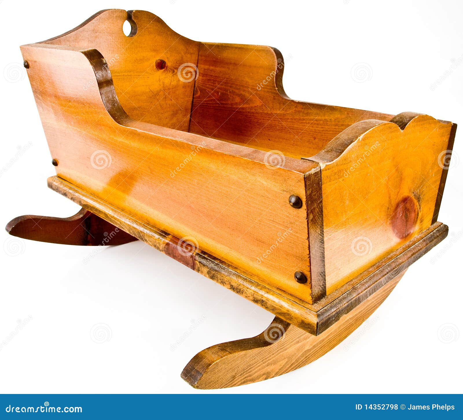 Wooden Rocking Cradle