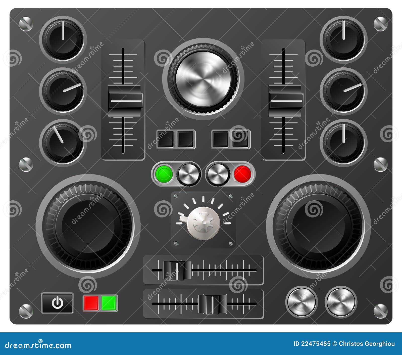 Sound Board Or Studio Controls Royalty Free Stock Photo Image 22475485