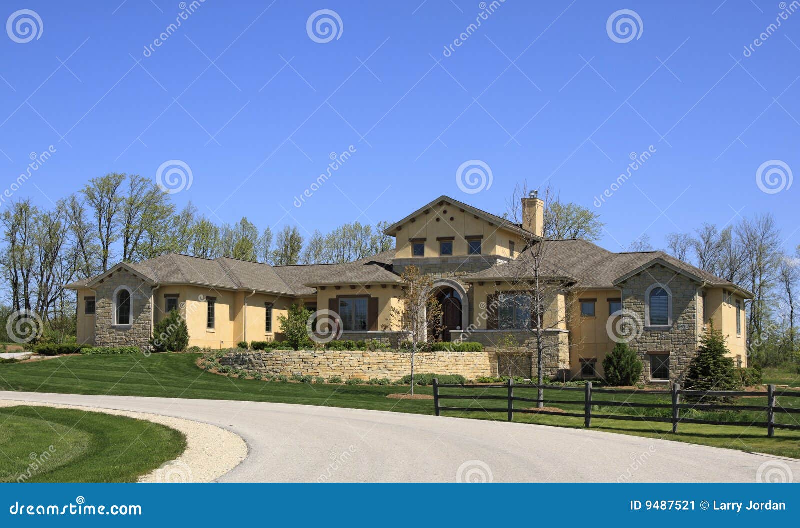 South Western Style Home Stock Image - Image: 9487521