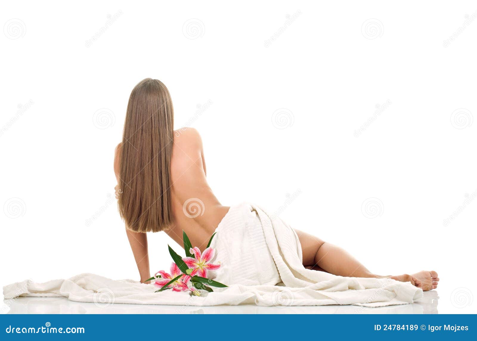 Spa Woman Relaxing Royalty Free Stock Images Image 24784189