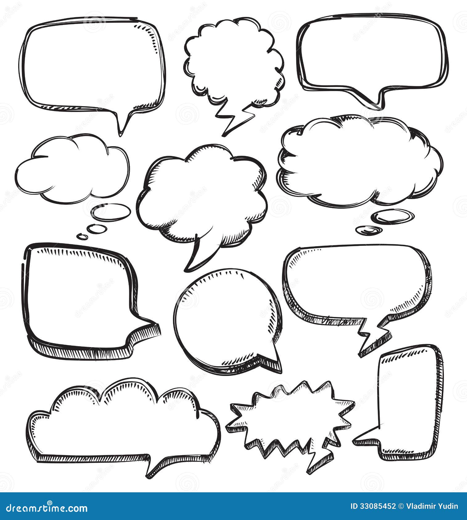 Speech Bubbles Stock Photography - Image: 33085452