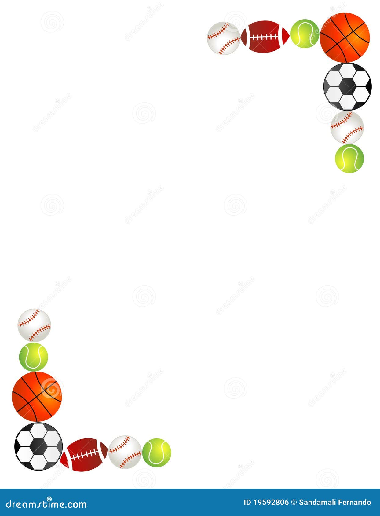 free sports page borders clip art - photo #8