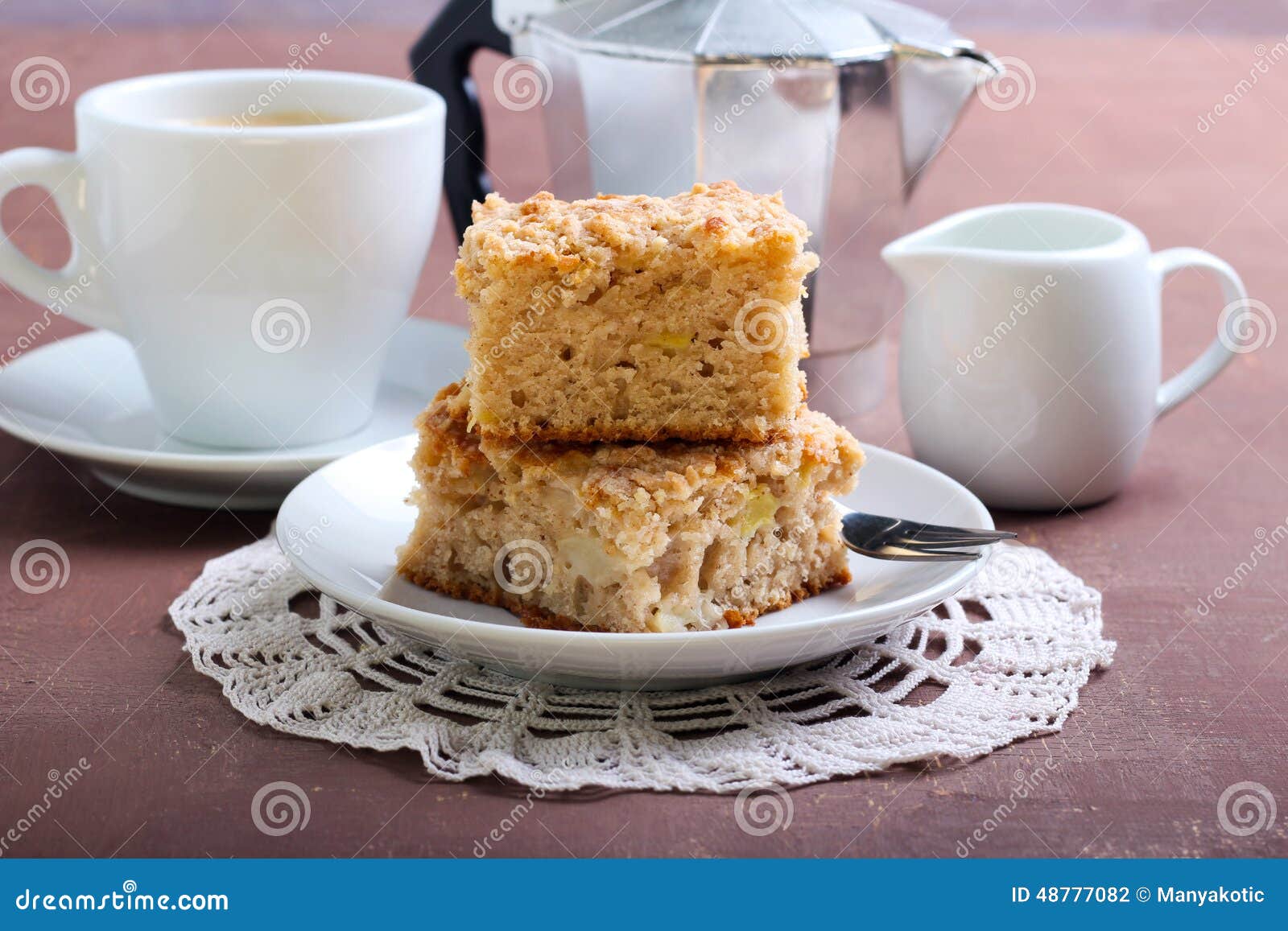 Raw Apple Cake Made With Coffee Raw Apple Cake Made With Coffee