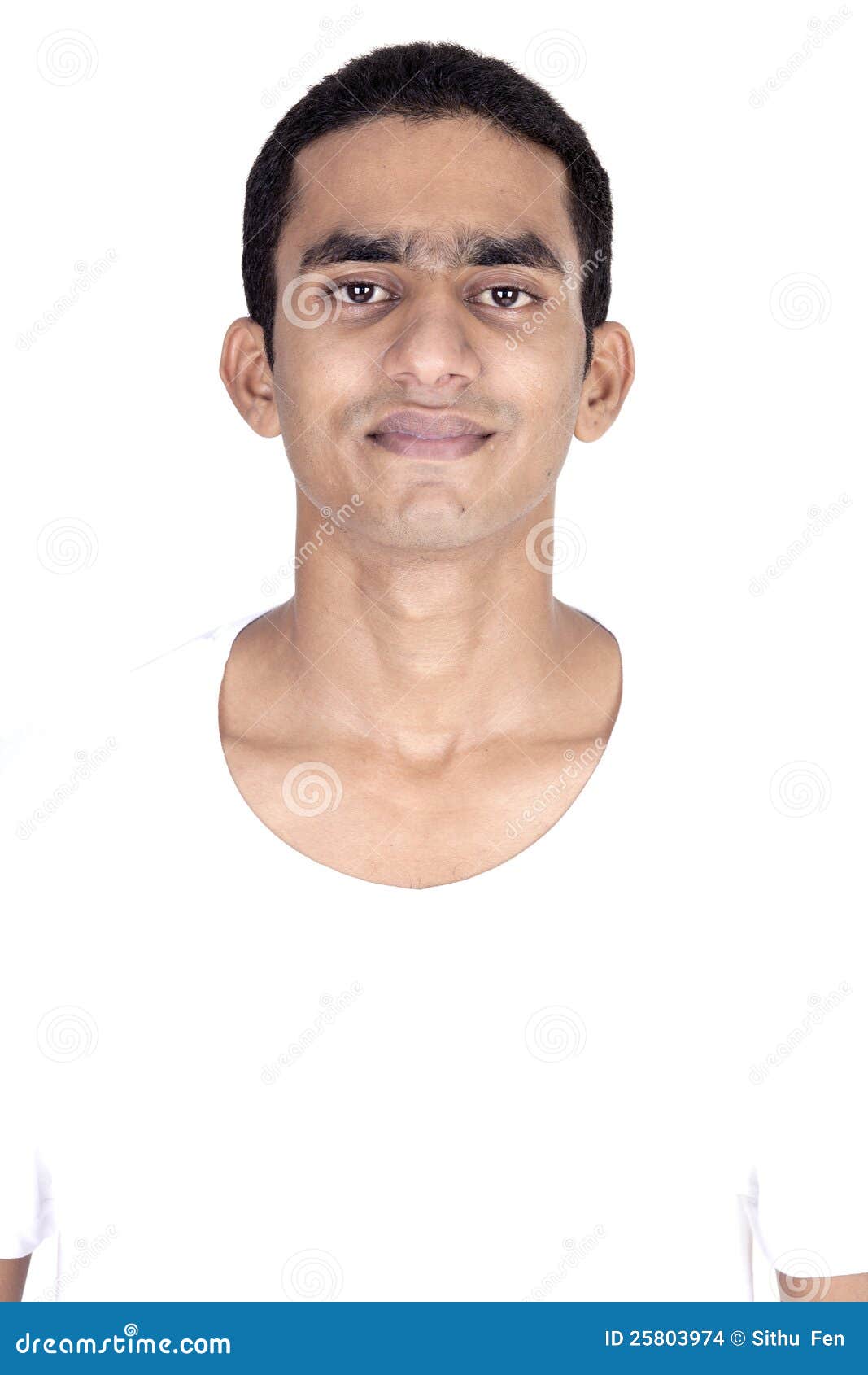 Srilankan Boy On white background - srilankan-boy-white-background-25803974