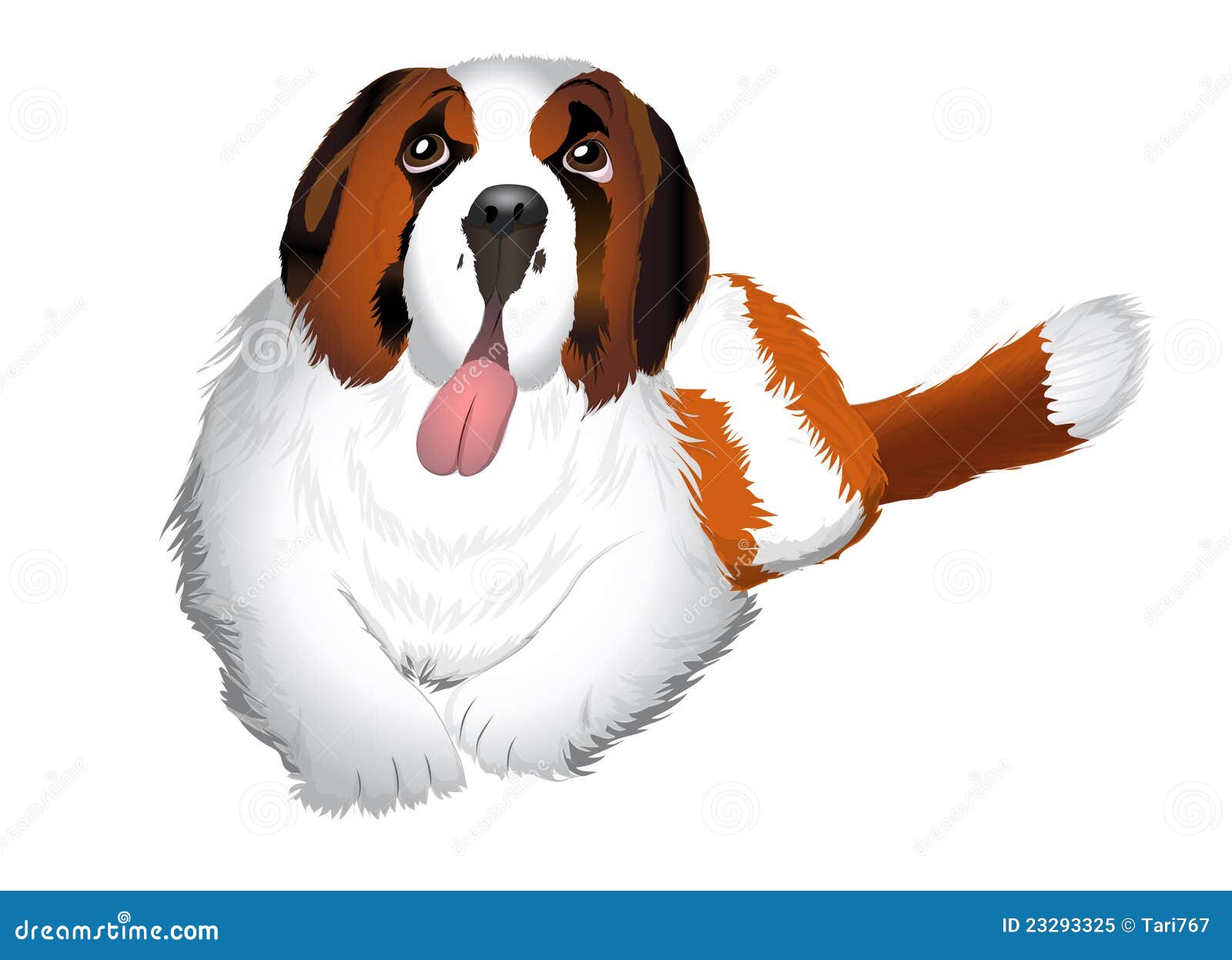 clipart st.bernard dog - photo #26