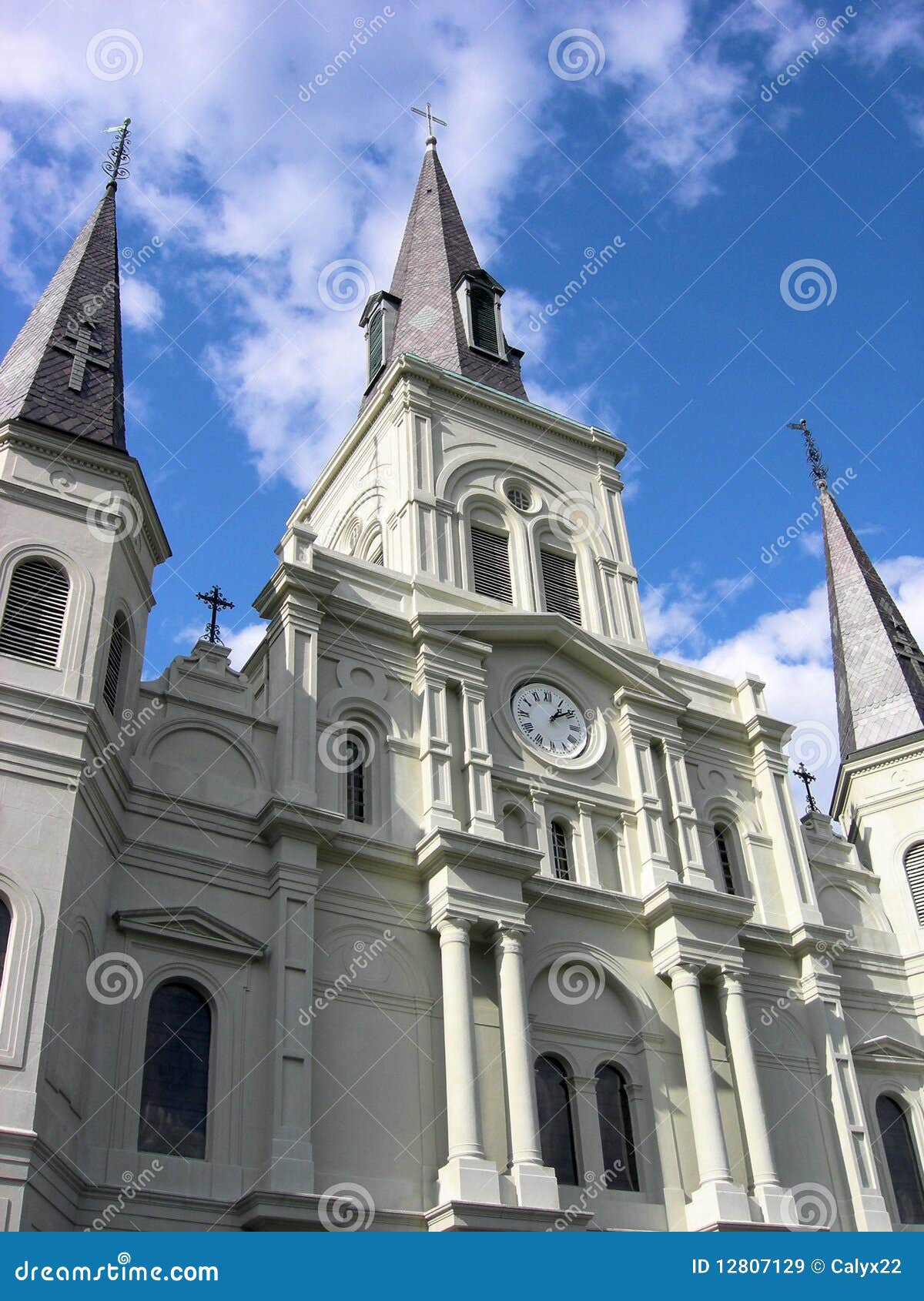 St. Louis Cathedral New Orleans Royalty Free Stock Images - Image: 12807129