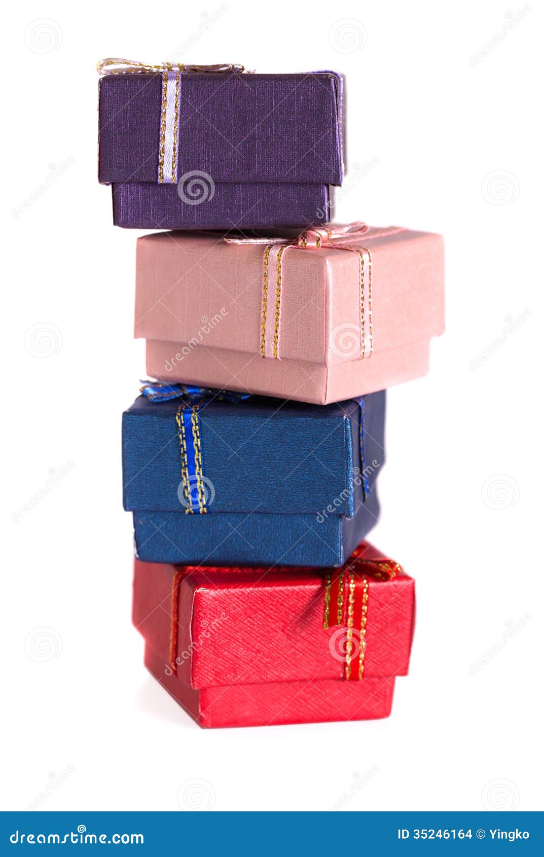 Stack Of Gift Boxes Stock Images Image 35246164