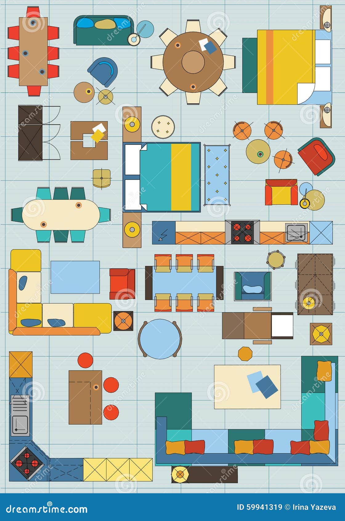 floor plan furniture clipart download - photo #48