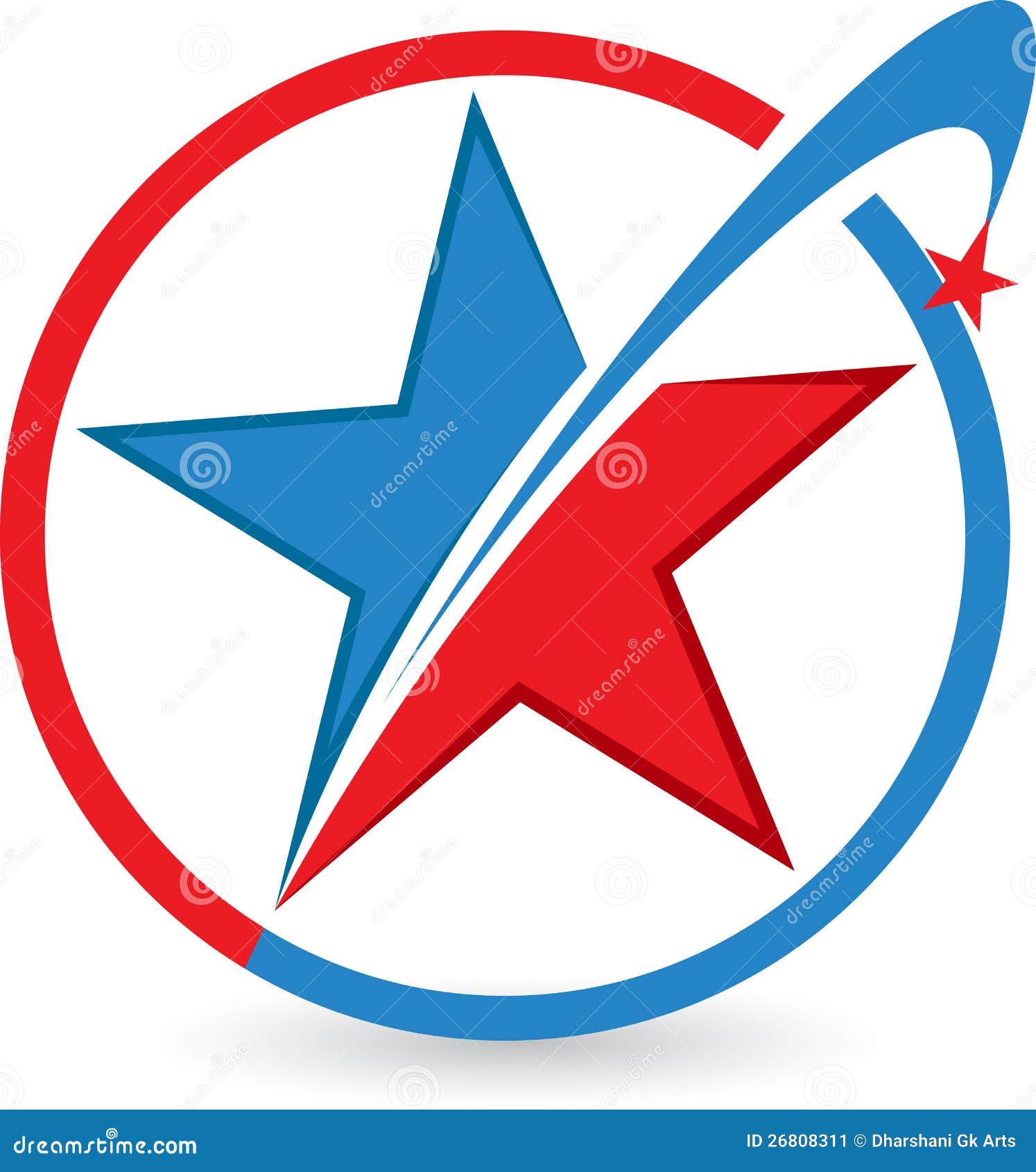 Star Logo Stock Image - Image: 26808311