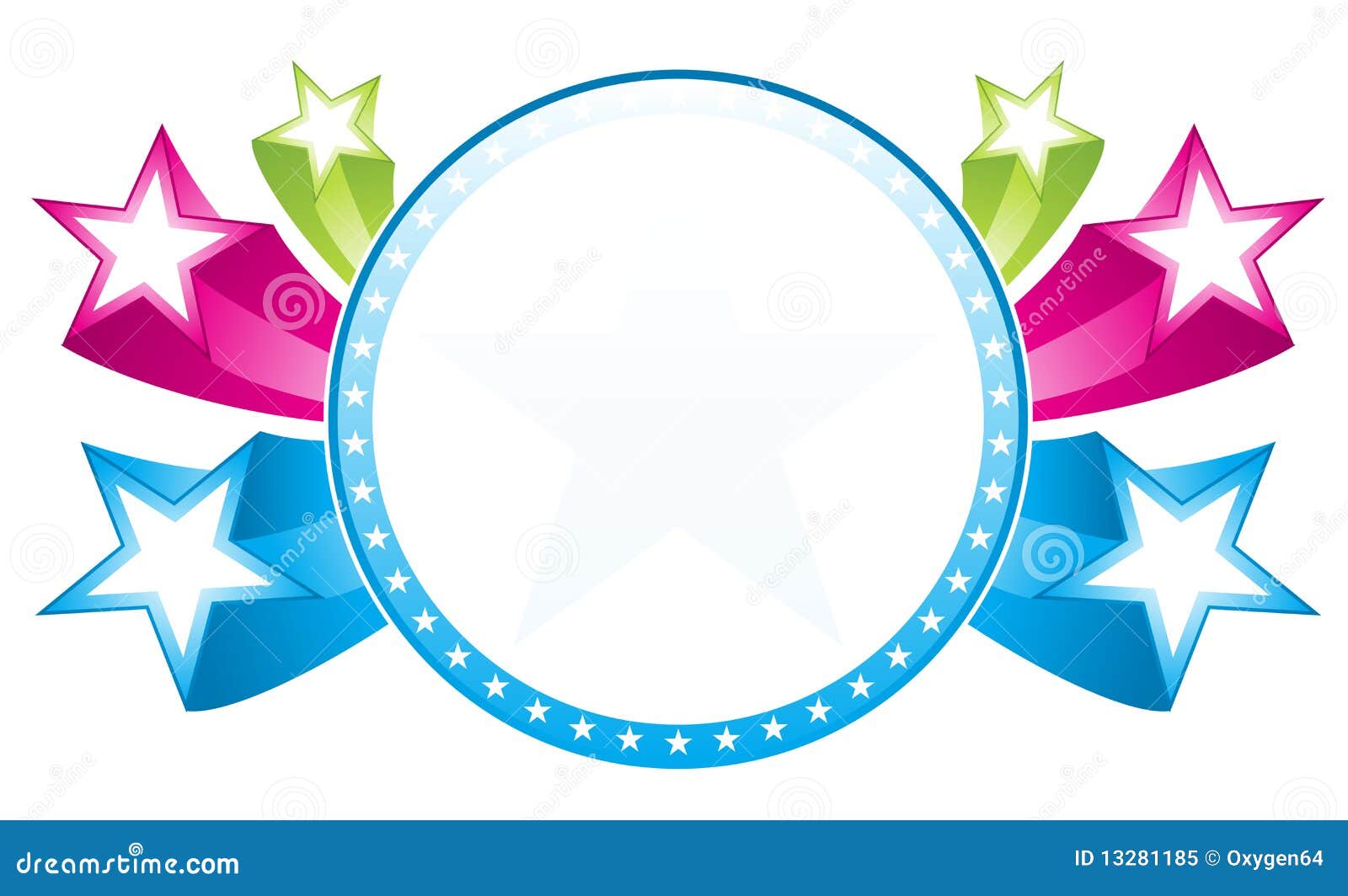 Stars Around Frame Royalty Free Stock Photo - Image: 13281185