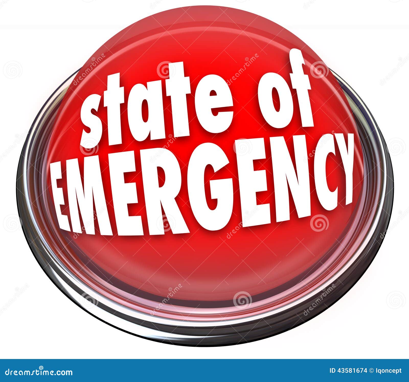 state of emergency red light button warning red light danger