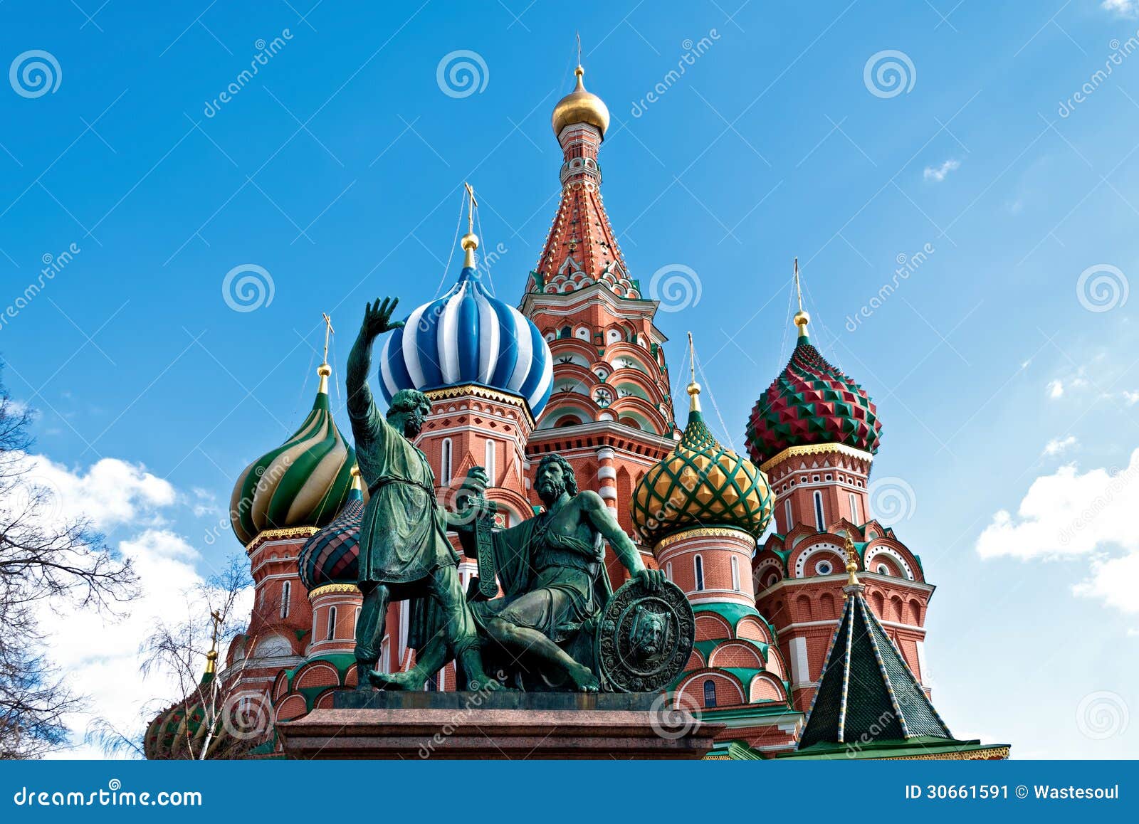 Statue Of Kuzma Minin And Dmitry Pozharsky Statue Of Kuzma Minin And Dmitry Pozharsky Stock Image