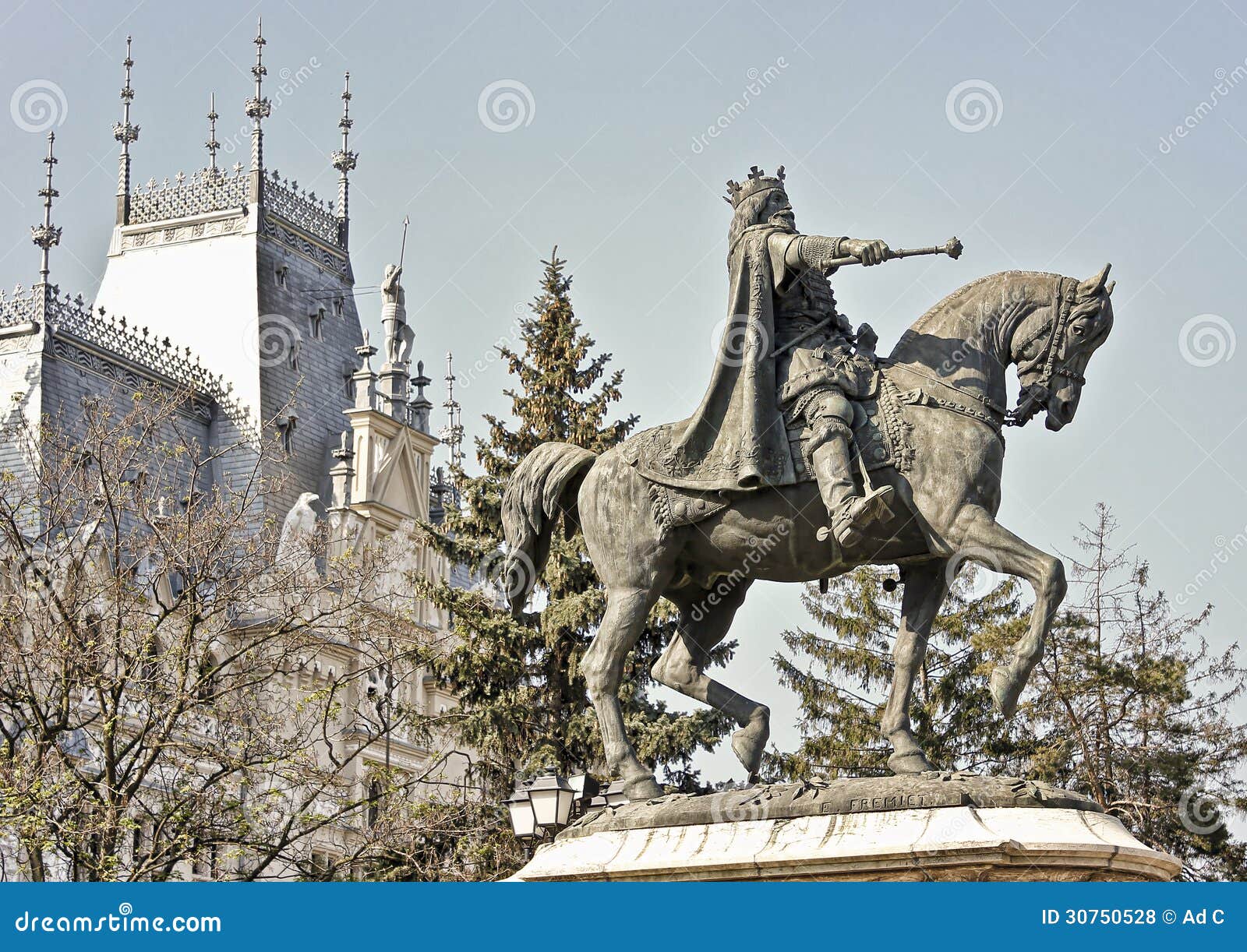 Stefan Cel Mare Statue In Moldavië Royalty Vrije Stock Fotos