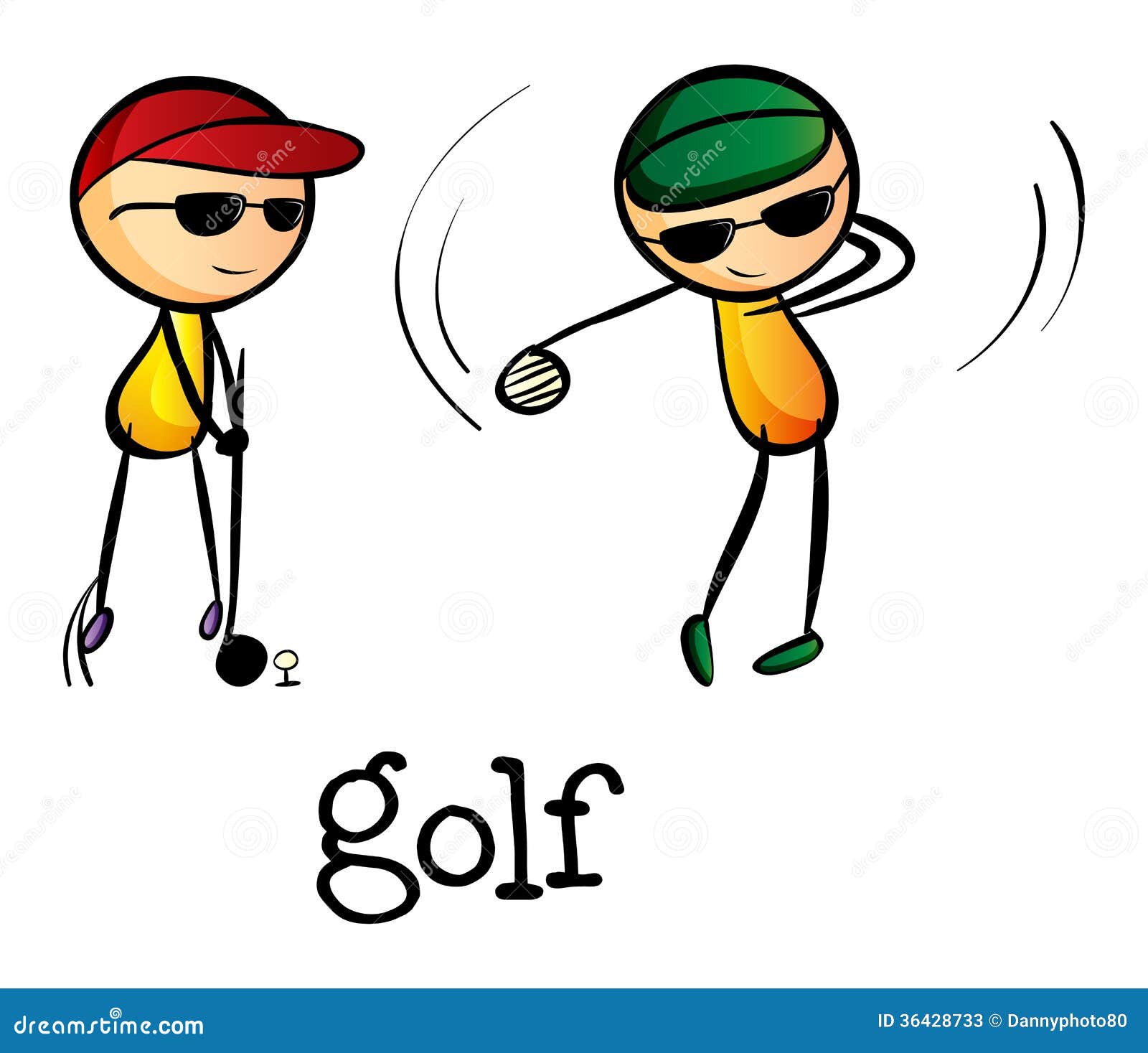 clipart man playing golf - photo #29