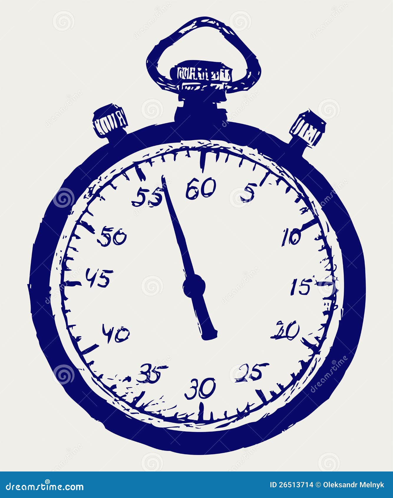 Stopwatch Sketch Stock Images - Image: 26513714