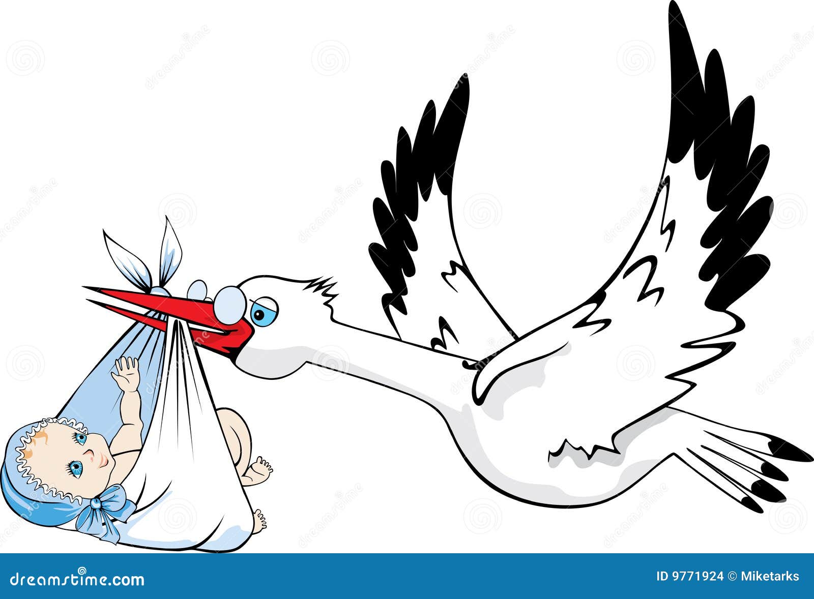 clip art stork delivering baby - photo #11