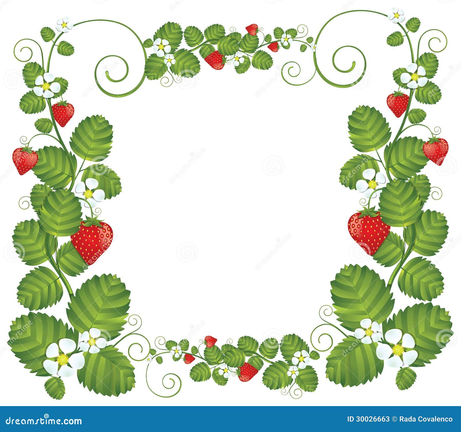 strawberry clipart border - photo #16