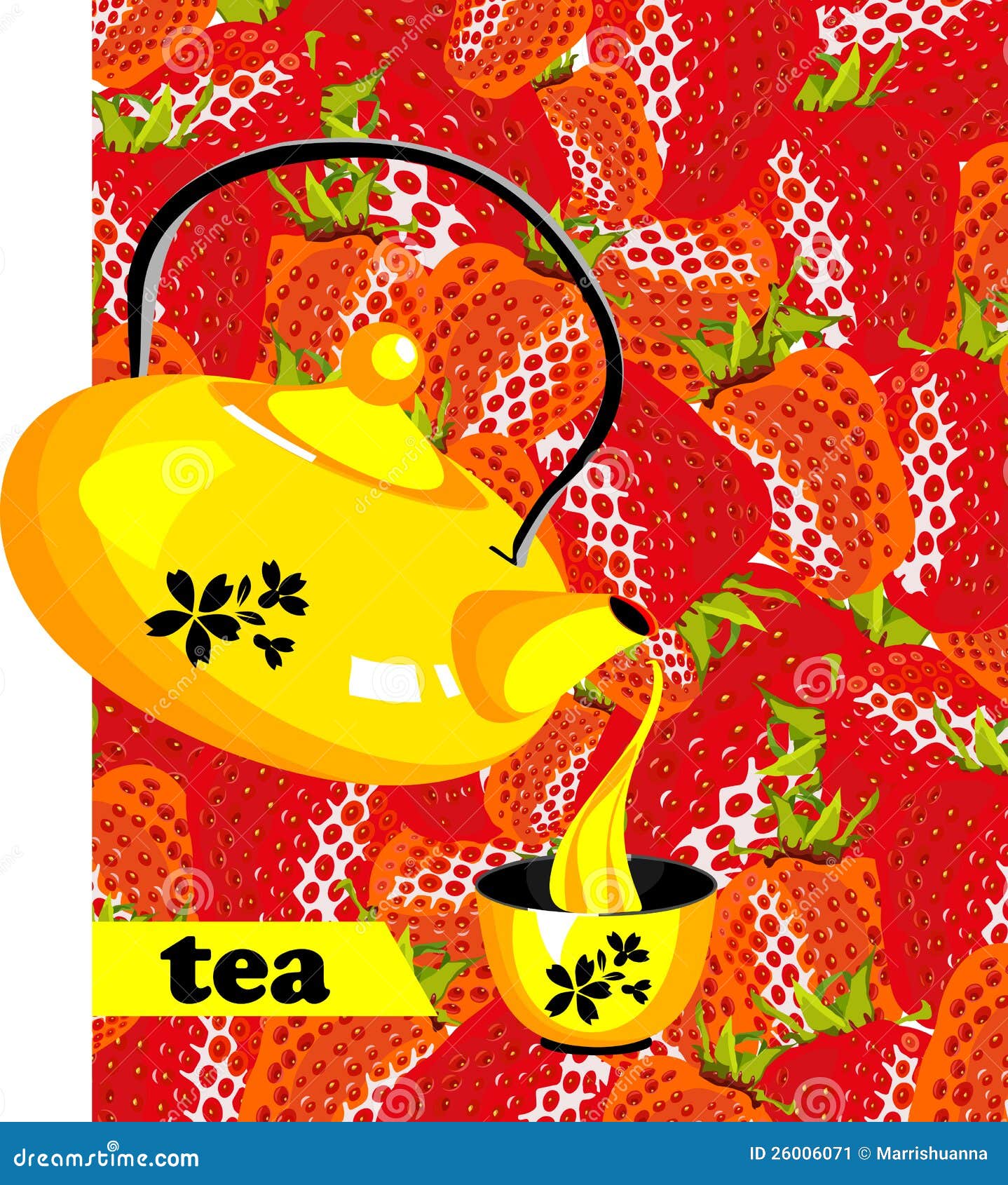 strawberry tea clipart - photo #3