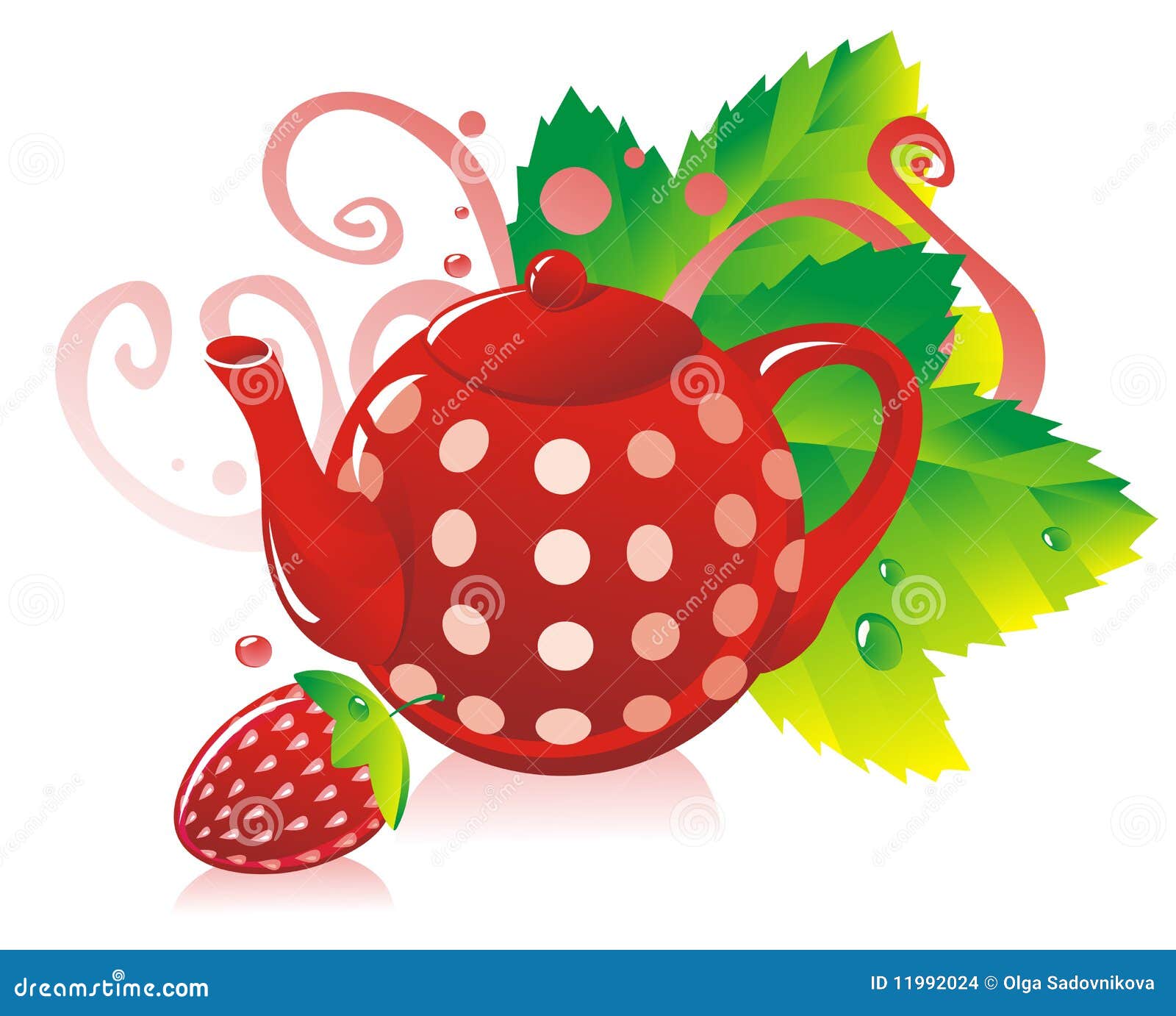 strawberry tea clipart - photo #42