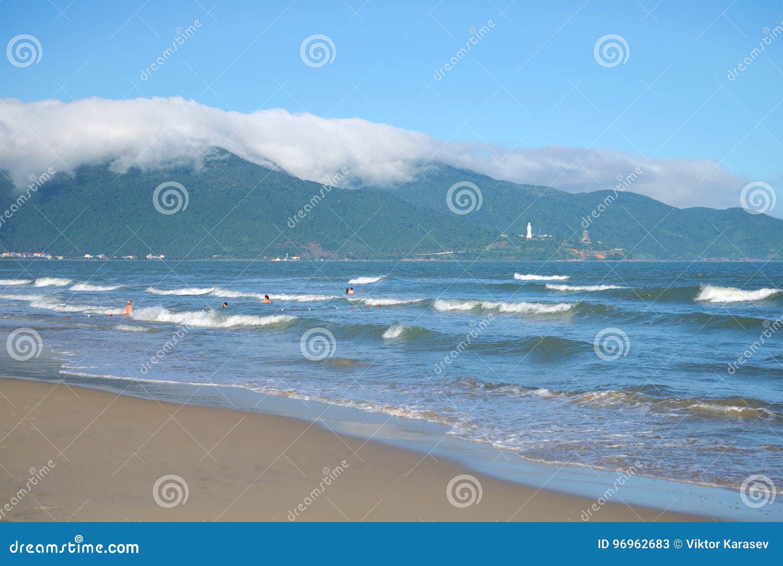 A Sunny Day On The My Khe Beach Da Nang Vietnam Editorial Stock Photo