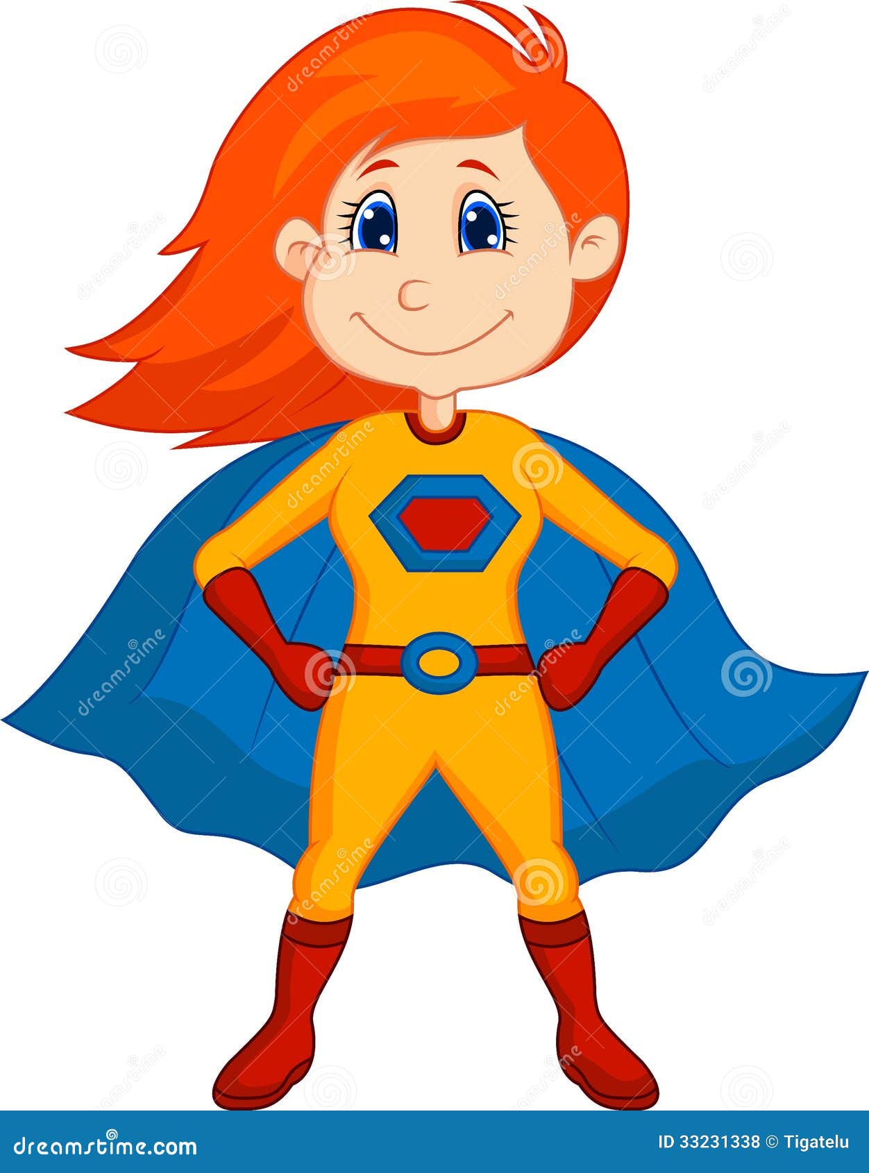 Superhero Kid Cartoon Royalty Free Stock Photos  Image: 33231338