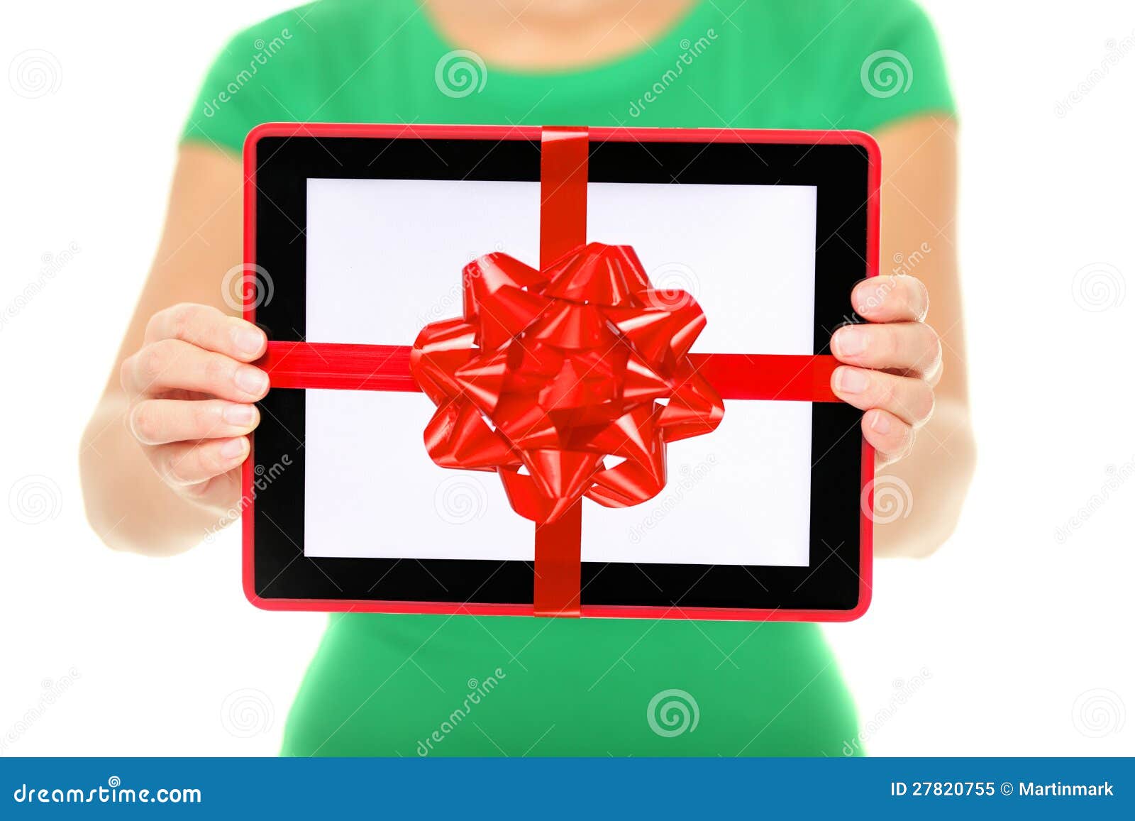 Tablet Computer Gift Royalty Free Stock Photo Image 27820755