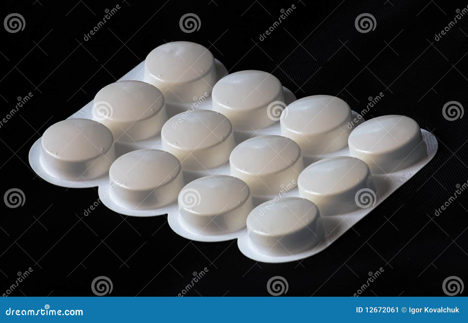 Tablet Packet Stock Image Image 12672061