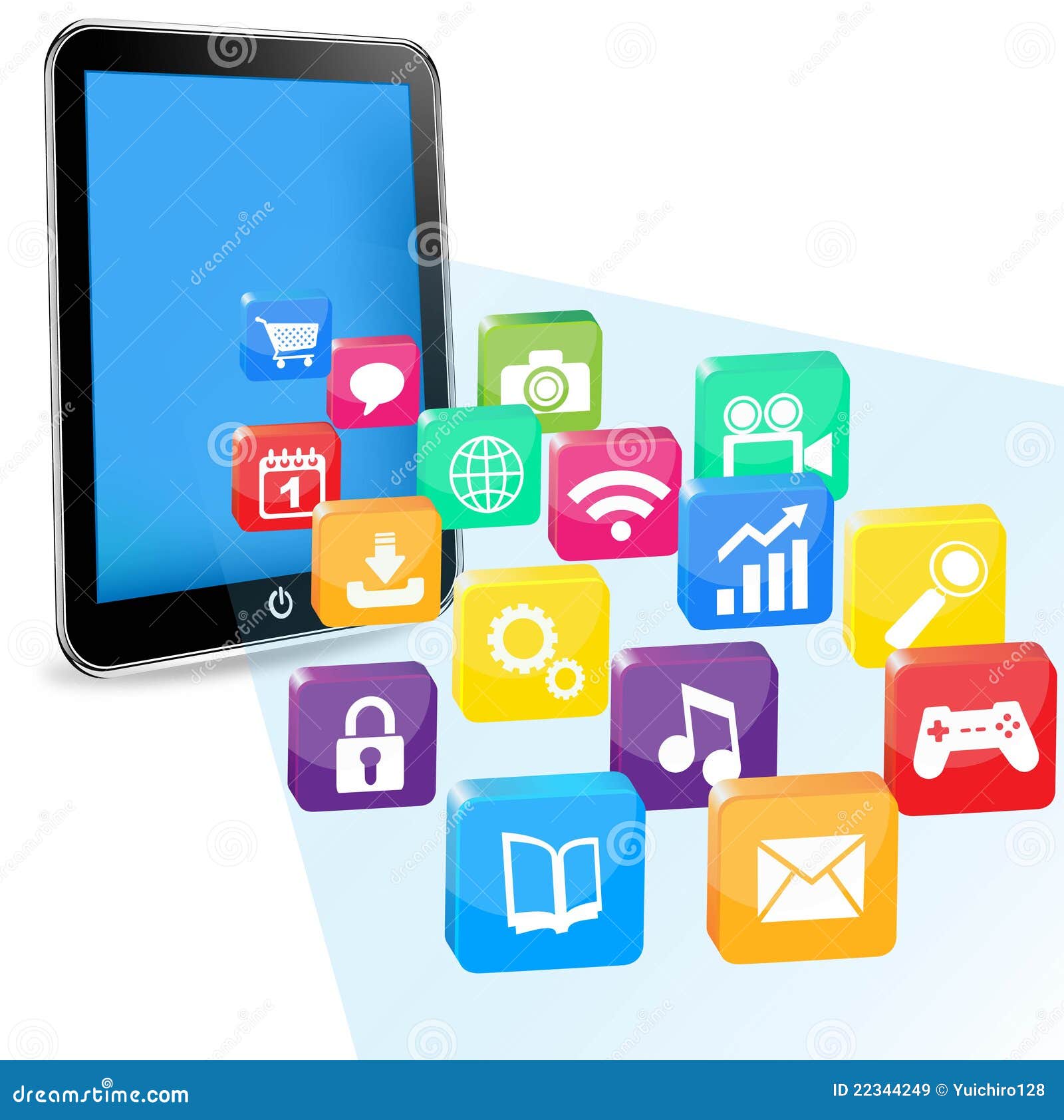 Tablet Pc Applications Royalty Free Stock Images - Image: 22344249