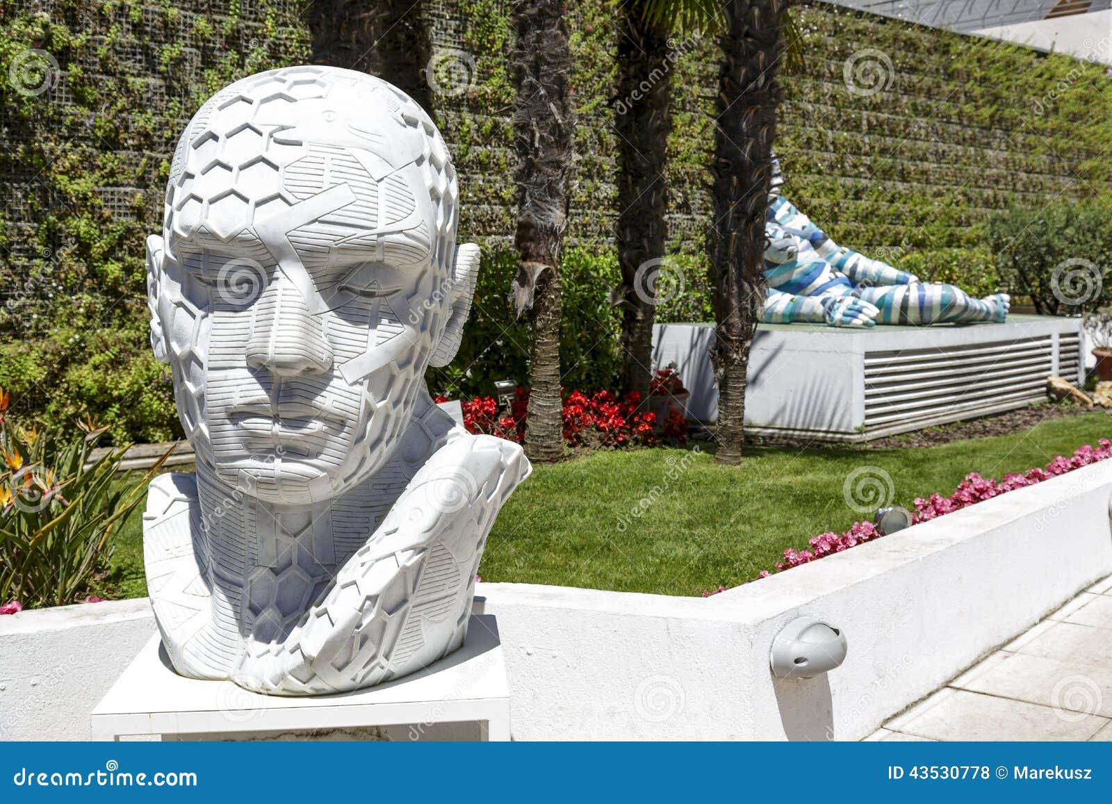 CANNES, FRANCE - MAY 14, 2014: Tadashii, sculpture made of marble by Italian artist Rabarama, alias Paola Epifani, at the exposition in front of the Gallery ... - tadashii-sculpture-exposition-cannes-france-may-made-marble-italian-artist-rabarama-alias-paola-epifani-front-43530778