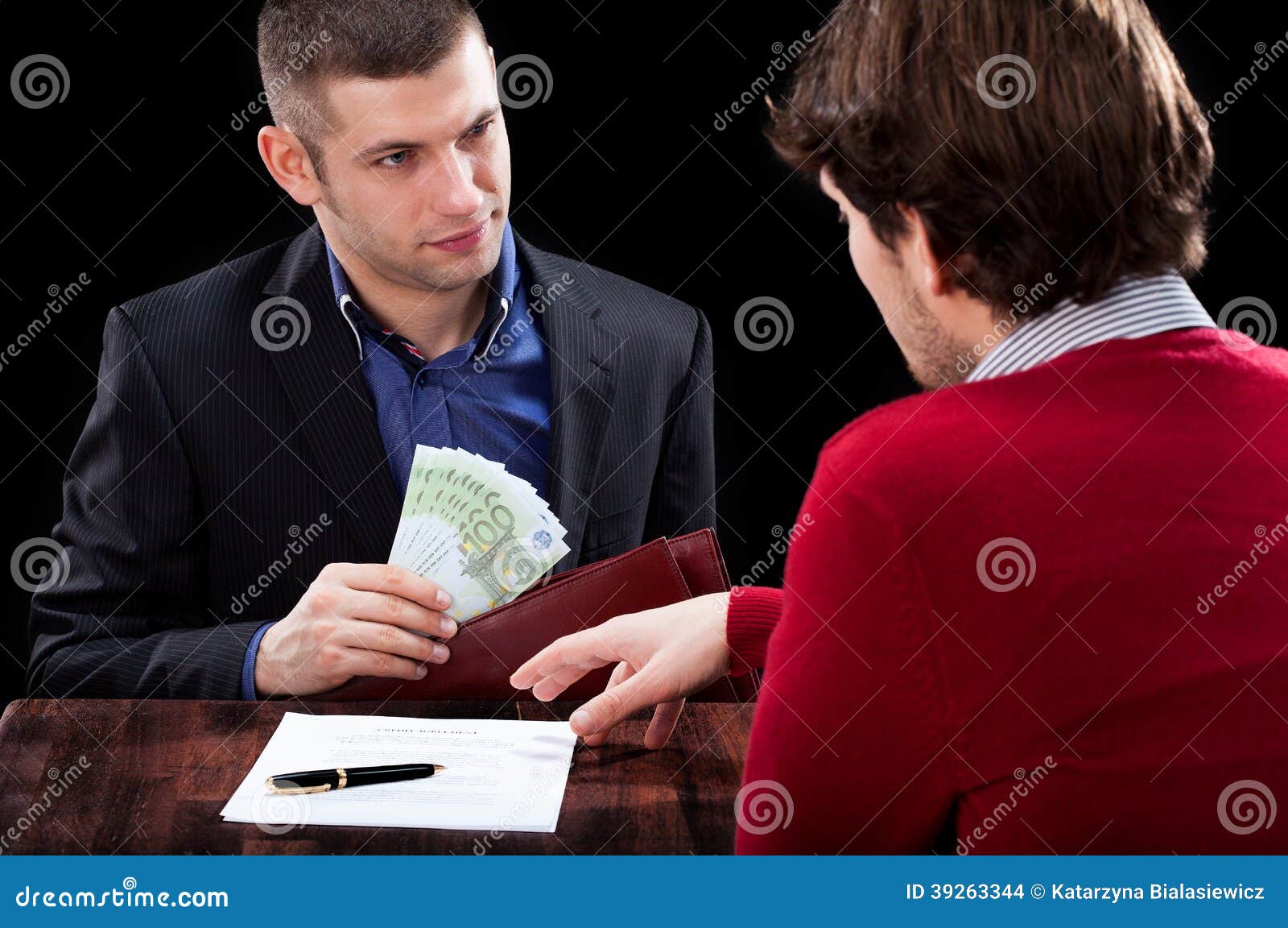 Taking A Loan Stock Photo - Image: 39263344