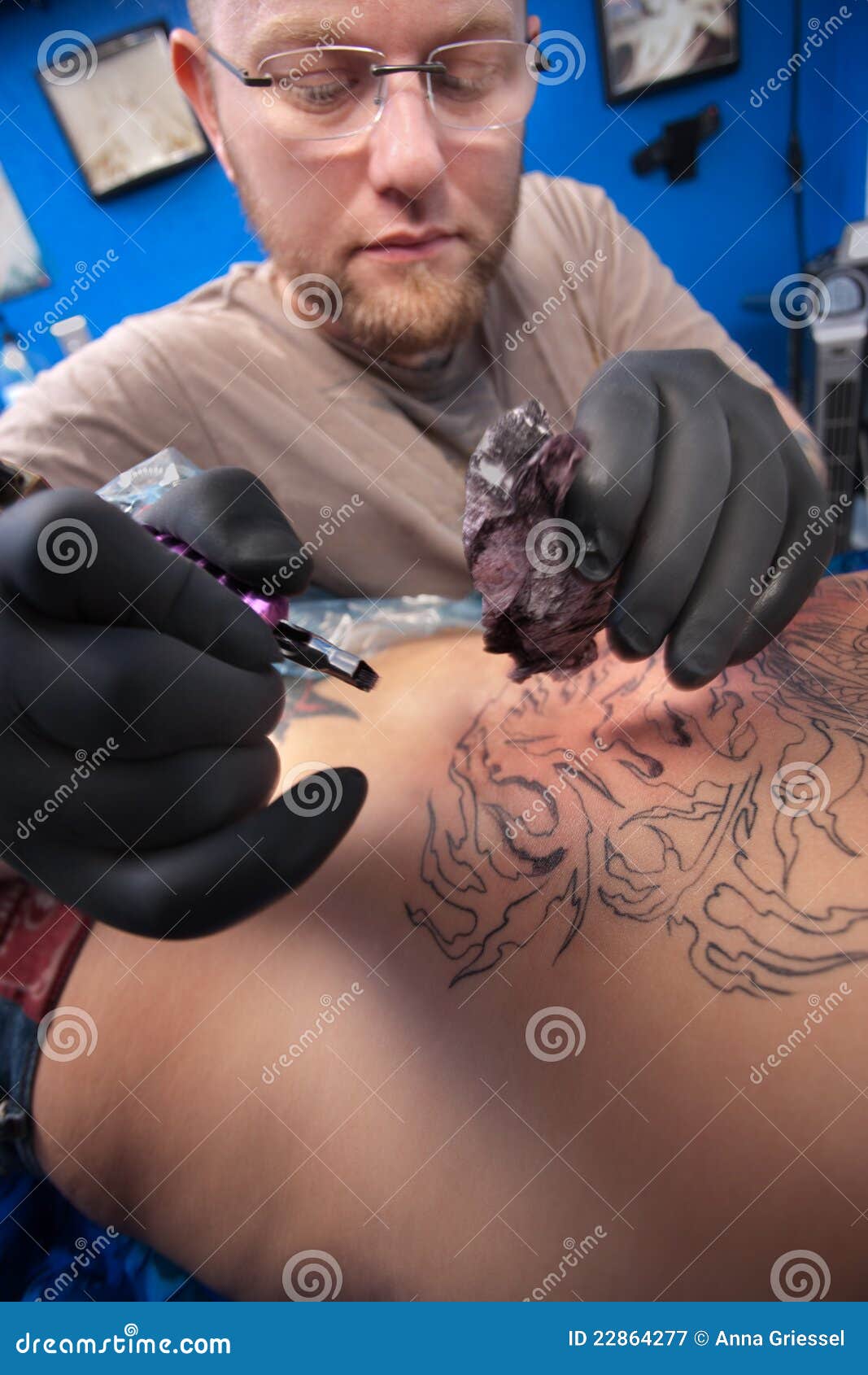 Tattoo Artist at Work