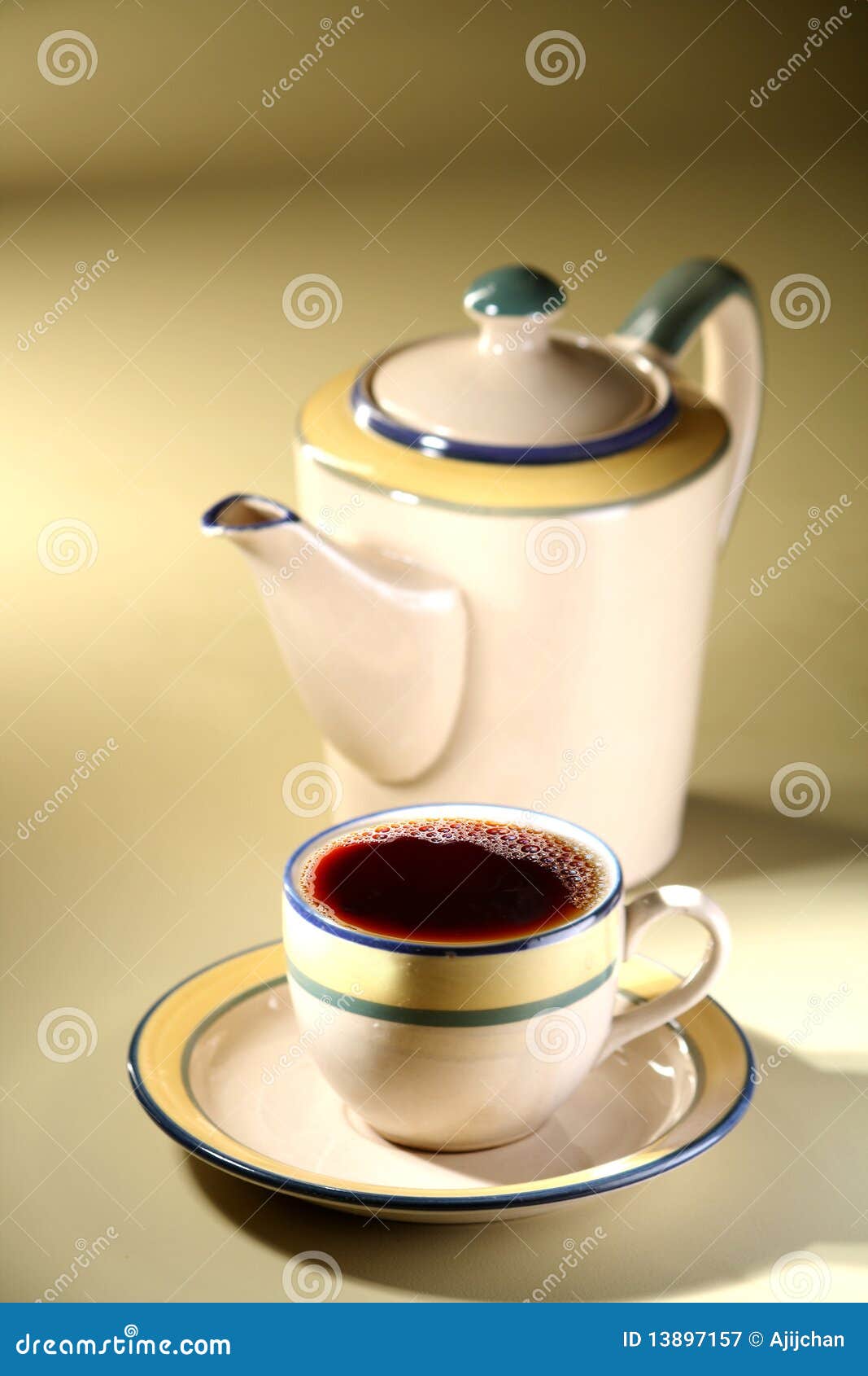 Tea Cup And Kettle Royalty Free Stock Photography Image 13897157