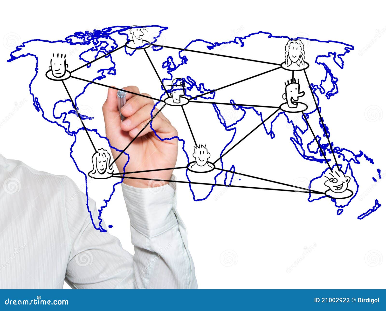 Writing social network