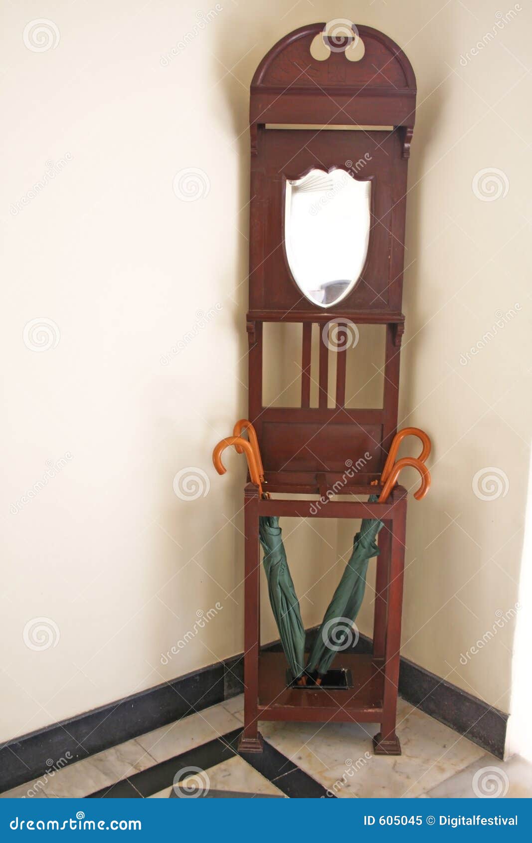 Victorian Wooden Umbrella Stand