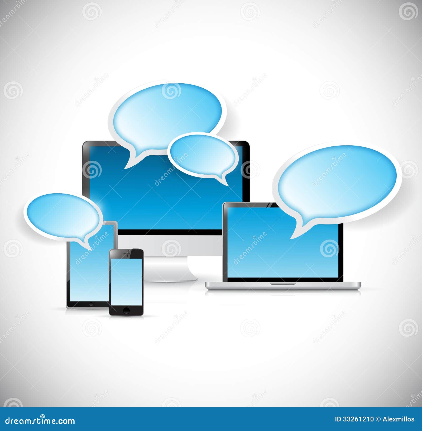 Technology Communication Illustration Design Stock Photo